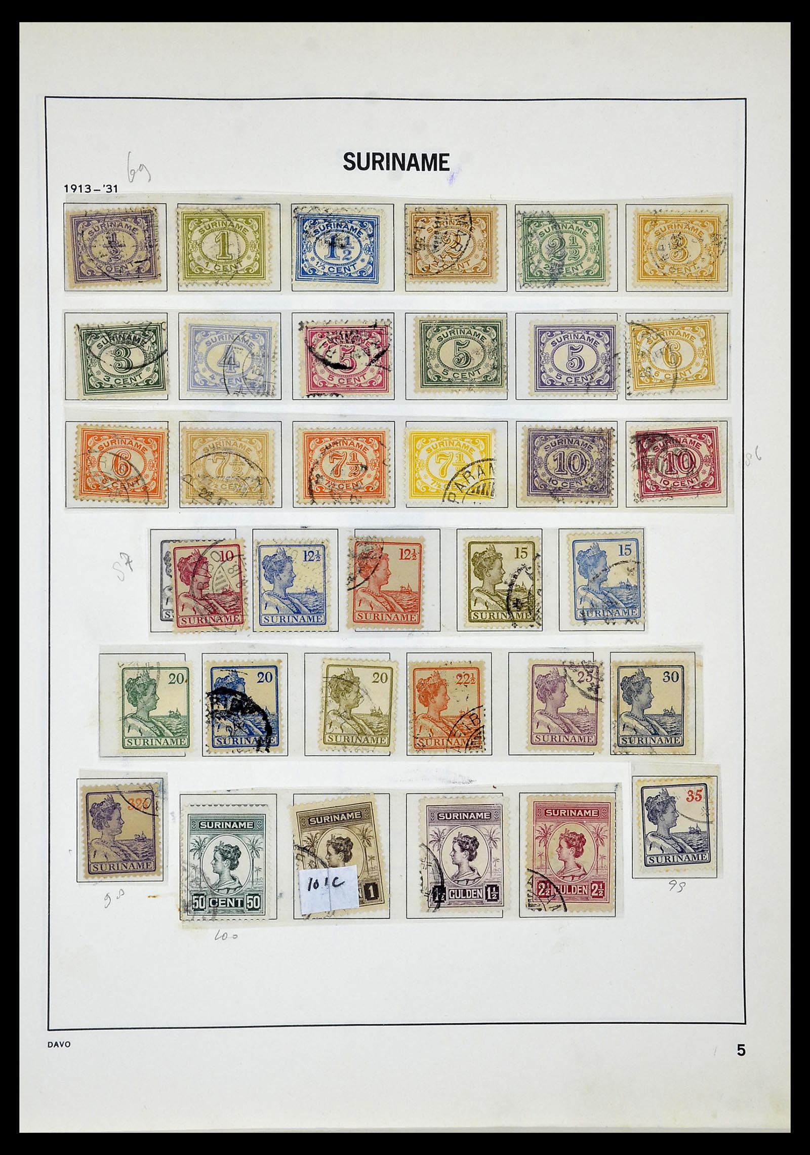 34520 086 - Postzegelverzameling 34520 Overzeese gebiedsdelen 1864-1975.