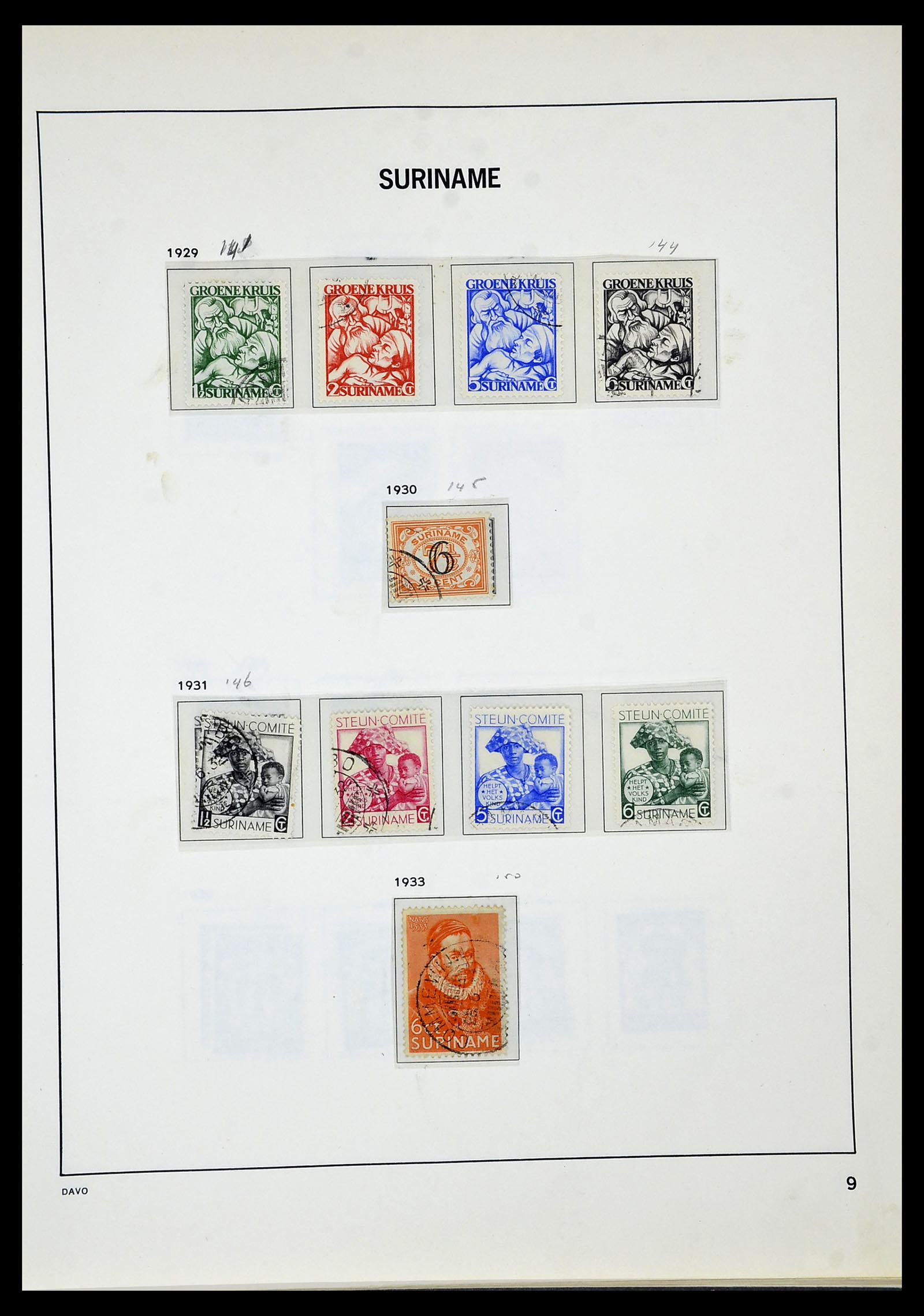 34520 090 - Postzegelverzameling 34520 Overzeese gebiedsdelen 1864-1975.