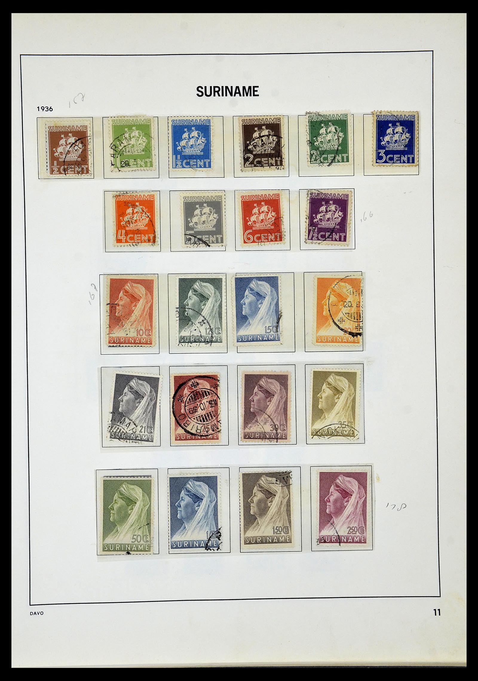 34520 092 - Postzegelverzameling 34520 Overzeese gebiedsdelen 1864-1975.