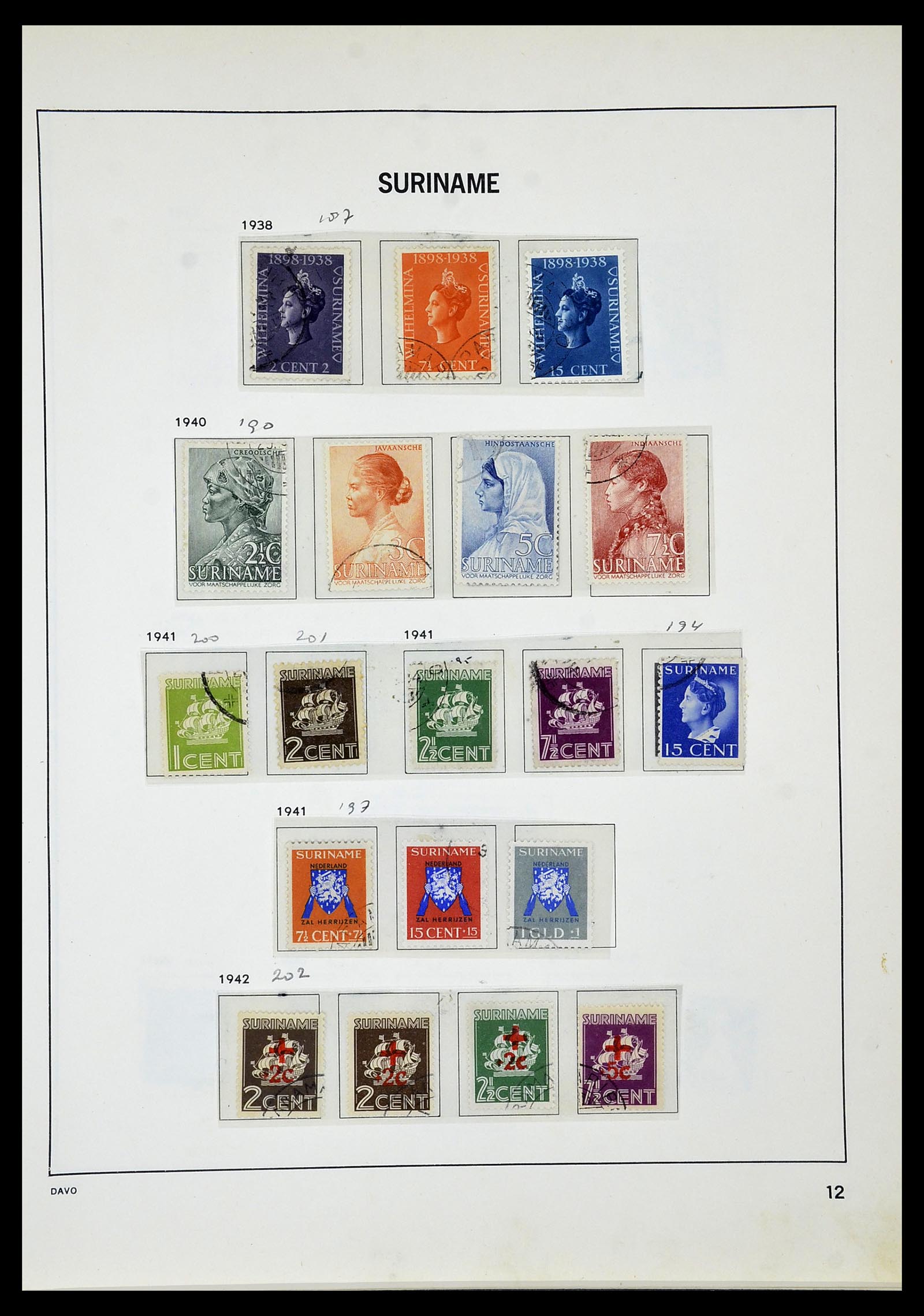 34520 093 - Postzegelverzameling 34520 Overzeese gebiedsdelen 1864-1975.