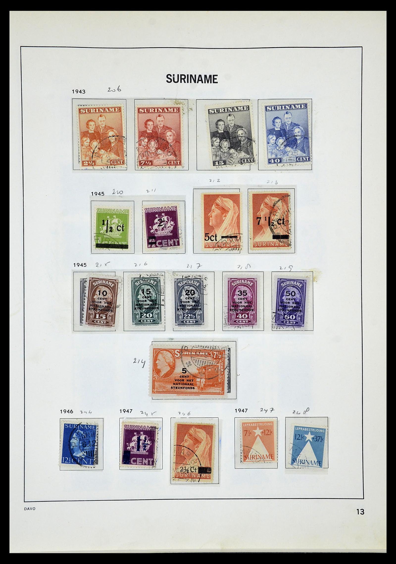 34520 094 - Postzegelverzameling 34520 Overzeese gebiedsdelen 1864-1975.