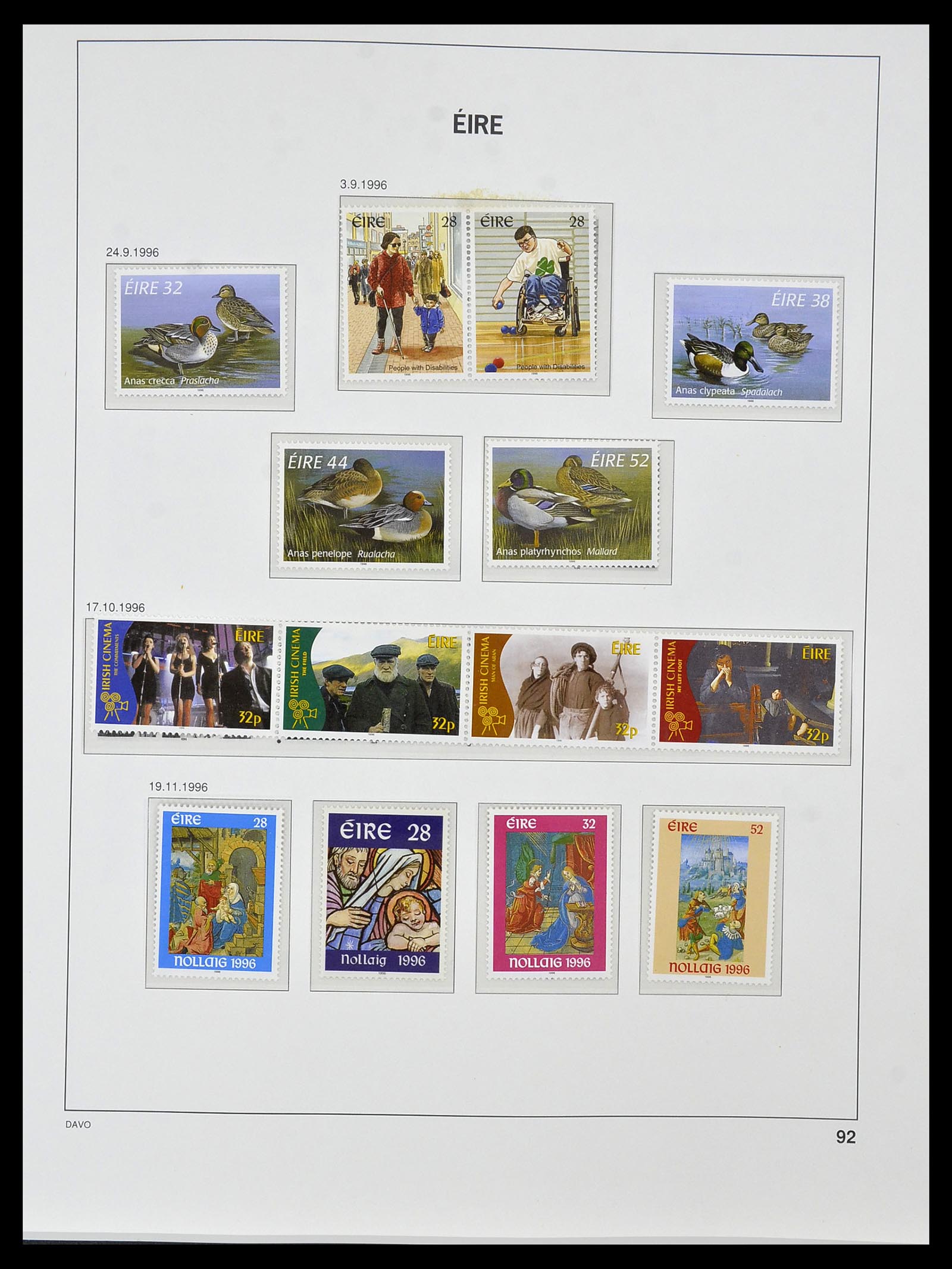 34536 105 - Postzegelverzameling 34536 Ierland 1922-2001.