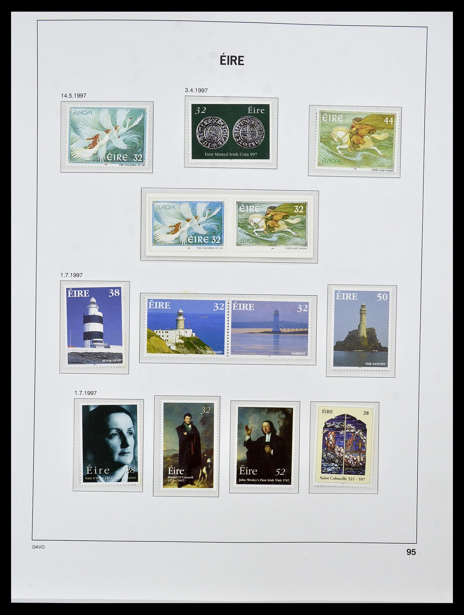34536 108 - Postzegelverzameling 34536 Ierland 1922-2001.