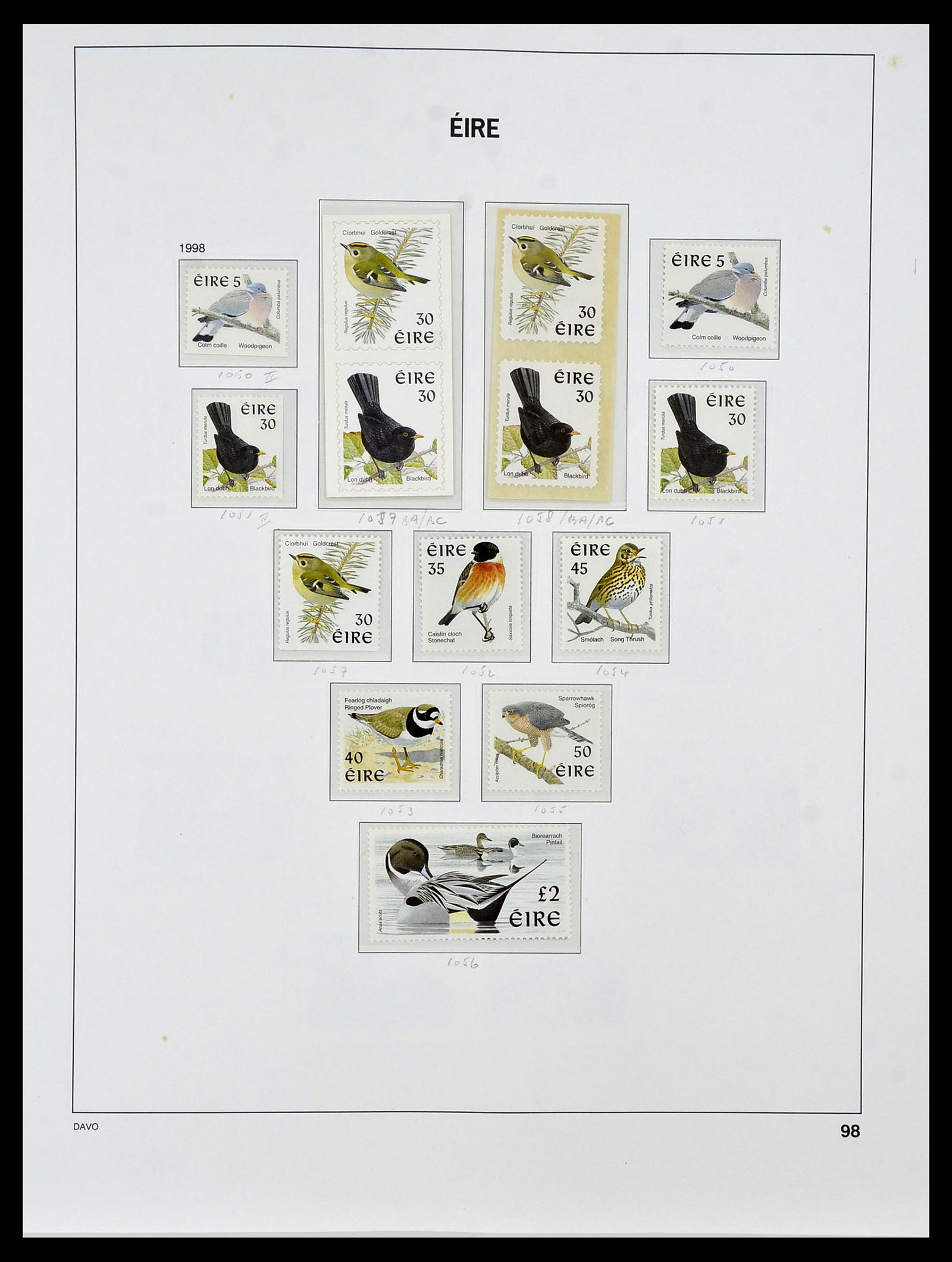 34536 112 - Postzegelverzameling 34536 Ierland 1922-2001.