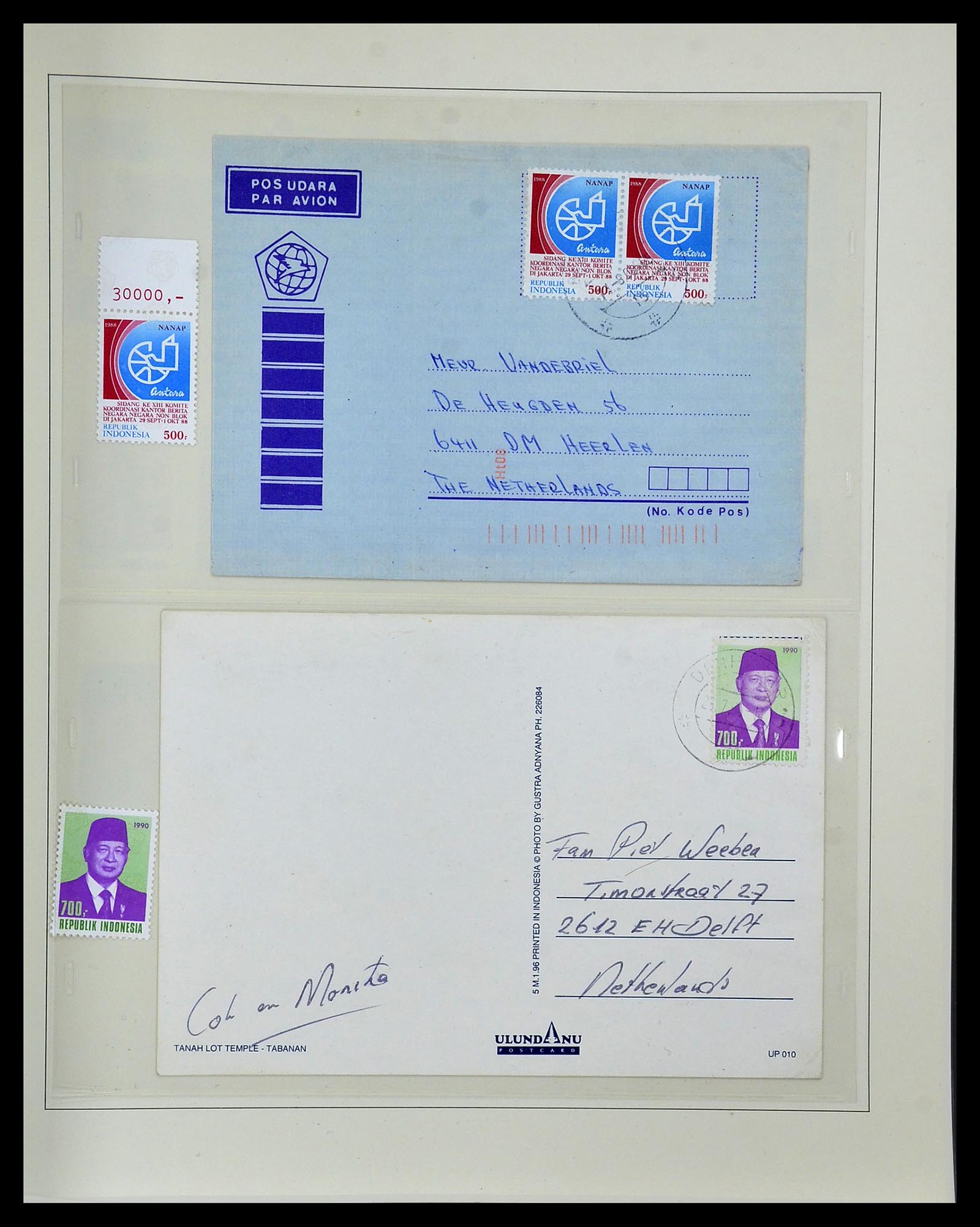 34538 101 - Postzegelverzameling 34538 Indonesië 1951-2005.