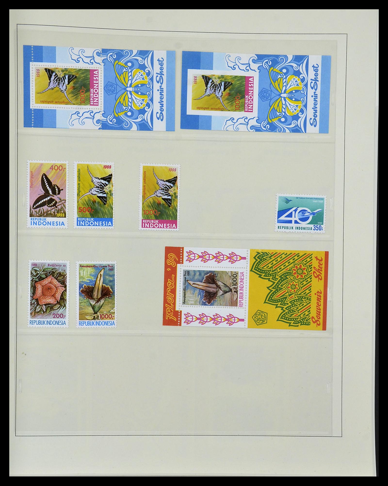 34538 102 - Postzegelverzameling 34538 Indonesië 1951-2005.