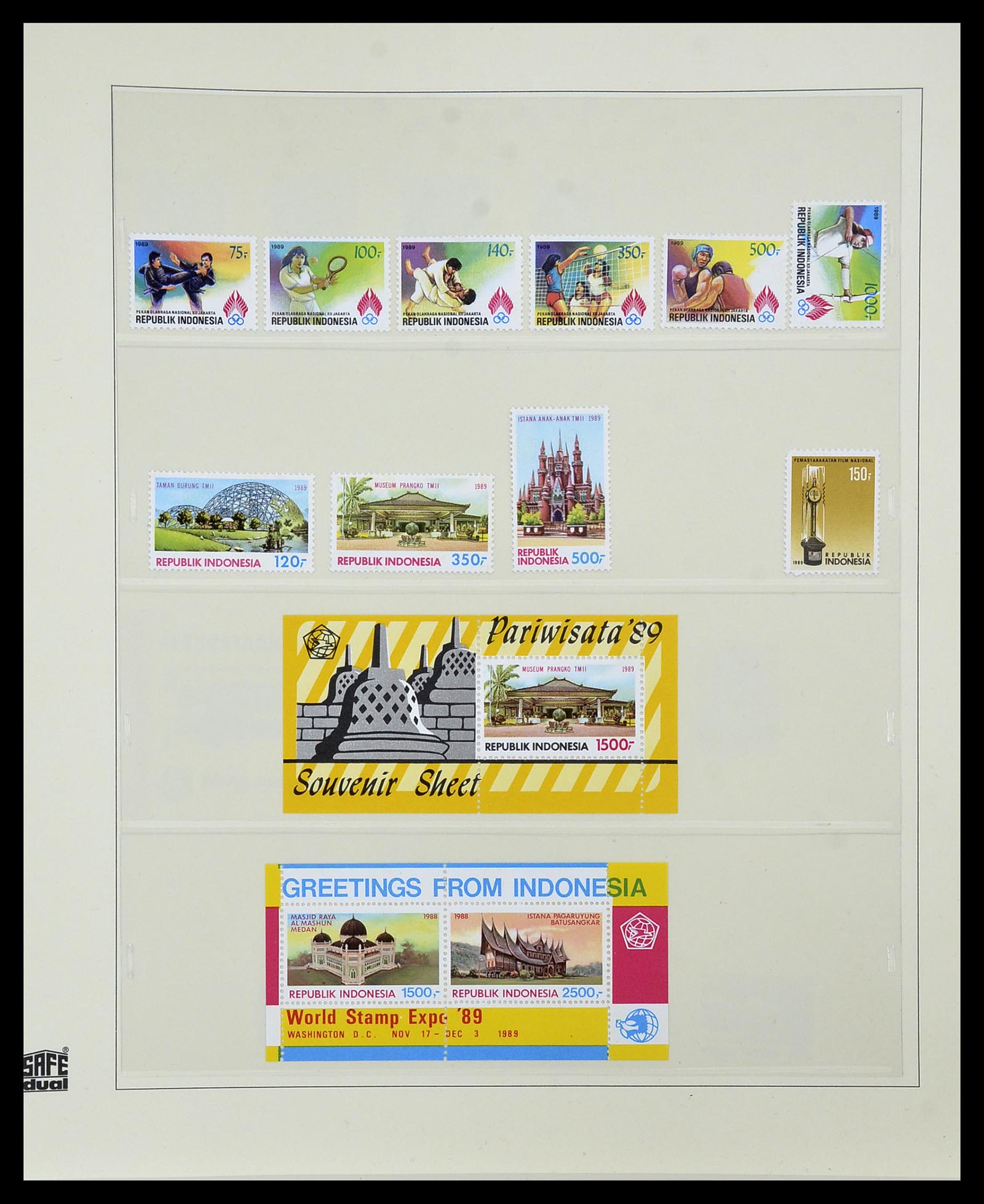 34538 105 - Postzegelverzameling 34538 Indonesië 1951-2005.