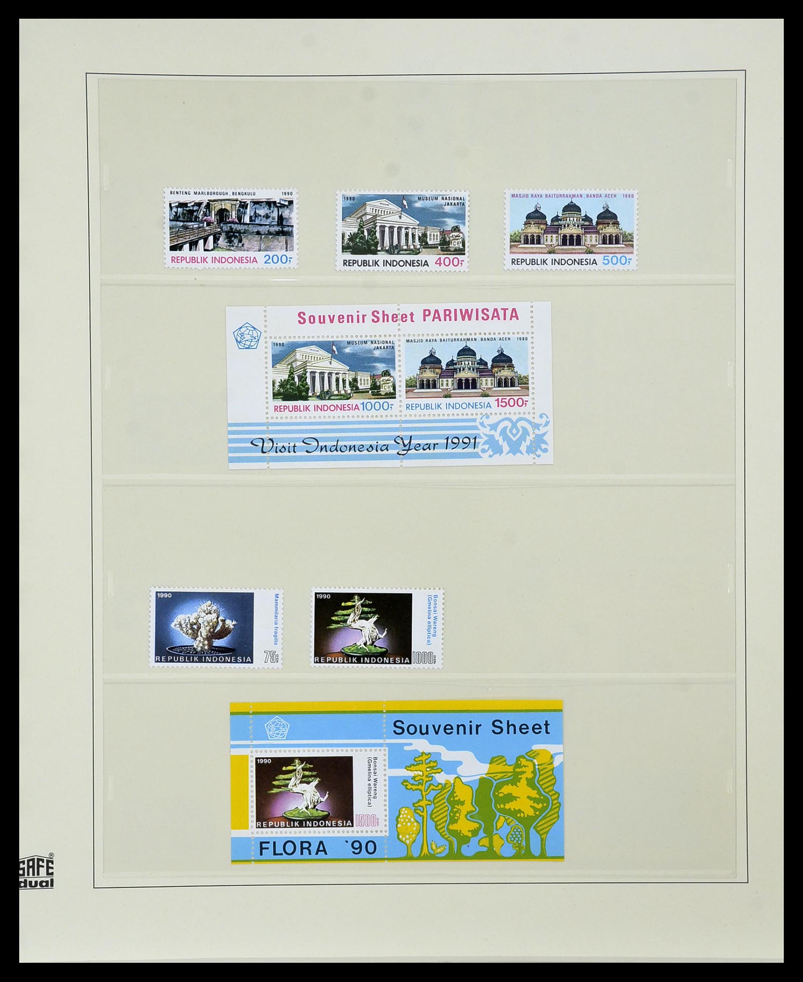 34538 107 - Postzegelverzameling 34538 Indonesië 1951-2005.