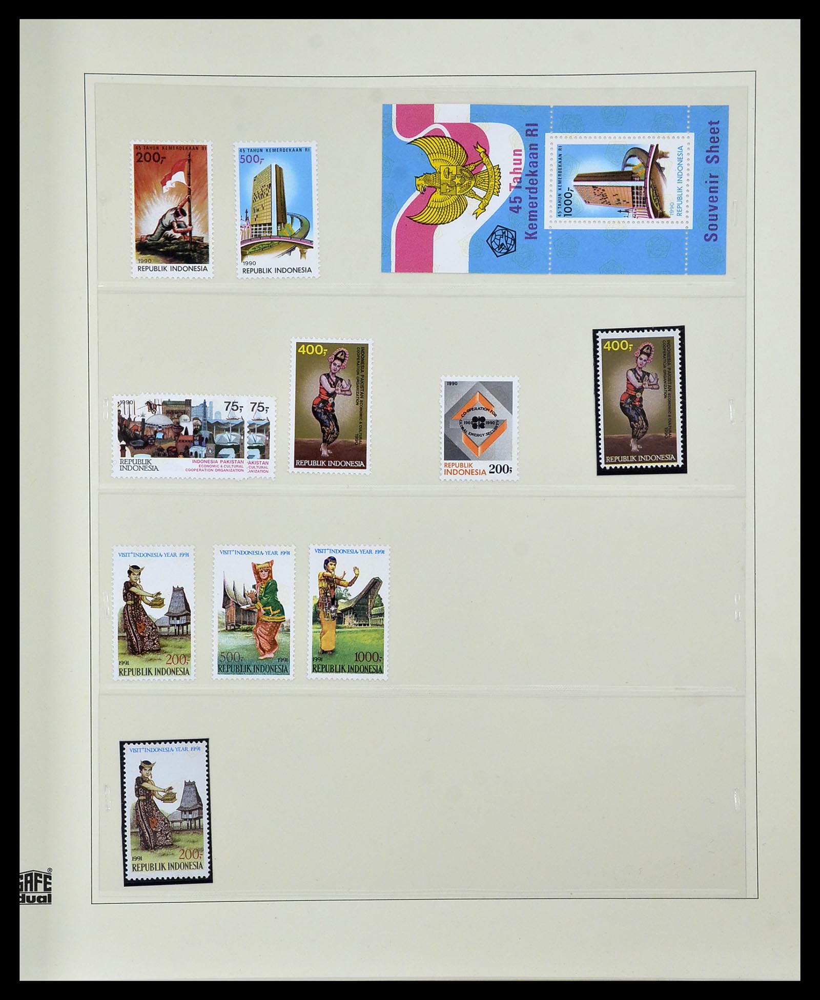 34538 109 - Postzegelverzameling 34538 Indonesië 1951-2005.