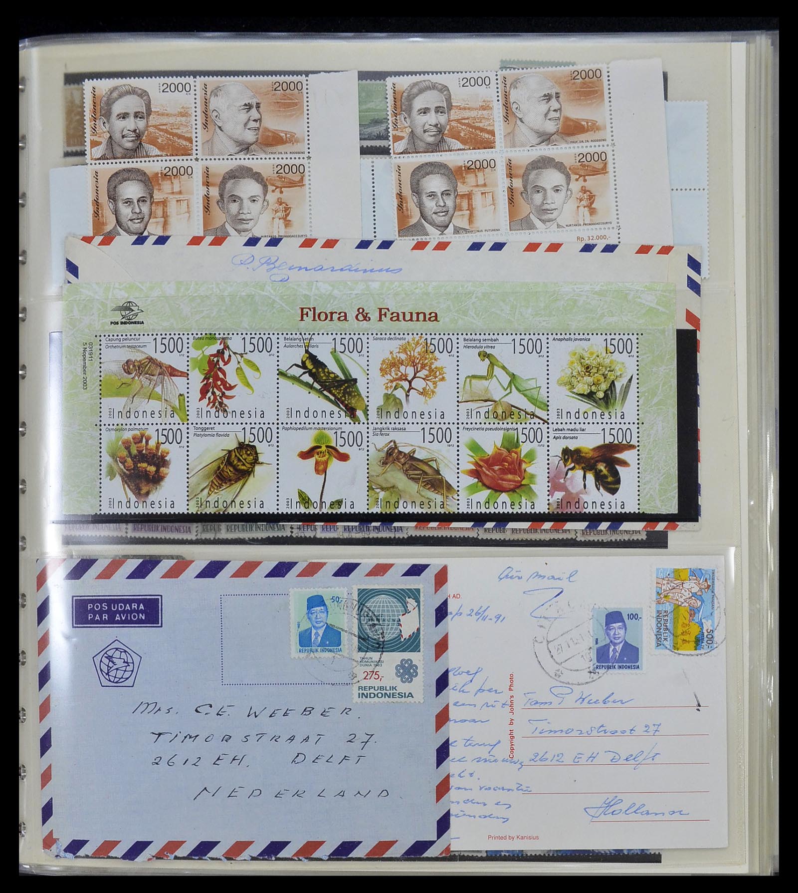 34538 110 - Postzegelverzameling 34538 Indonesië 1951-2005.