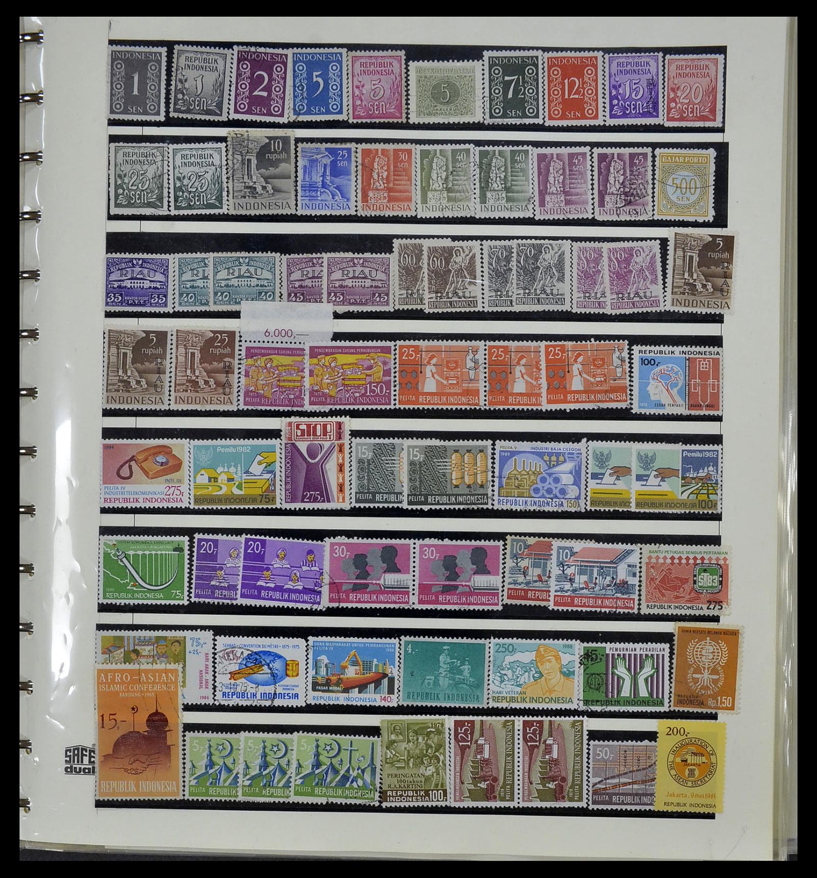 34538 114 - Postzegelverzameling 34538 Indonesië 1951-2005.