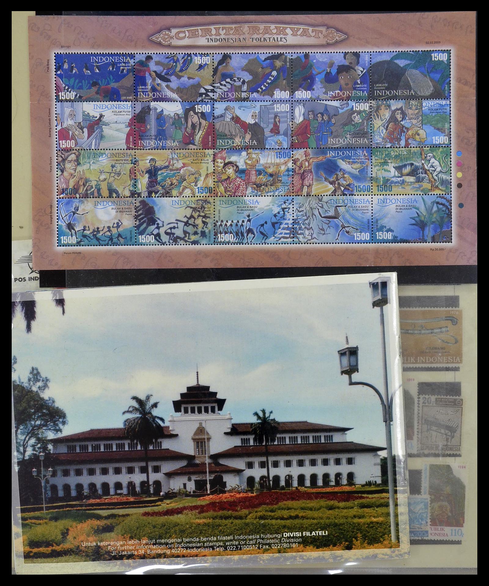 34538 117 - Postzegelverzameling 34538 Indonesië 1951-2005.