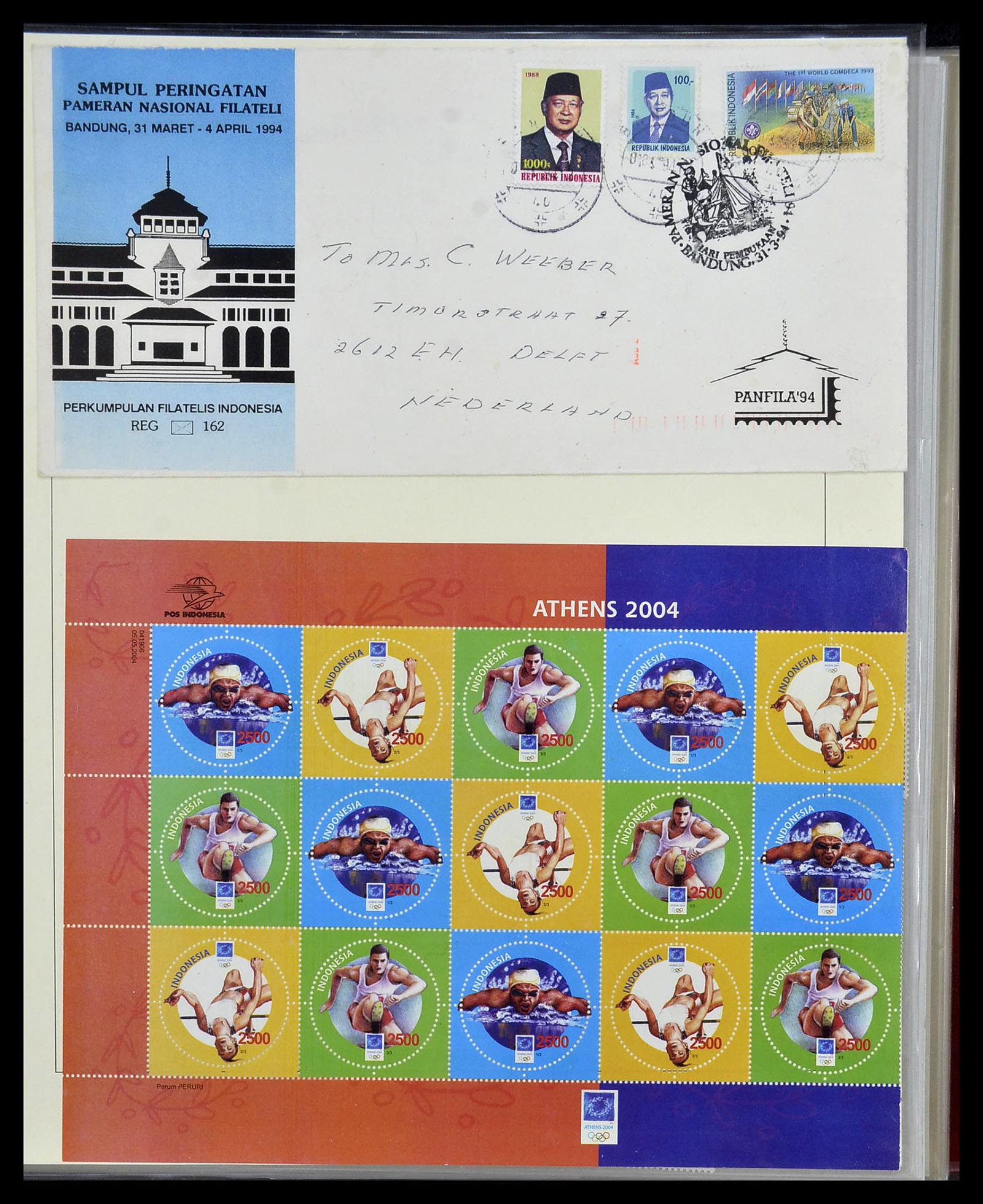 34538 120 - Postzegelverzameling 34538 Indonesië 1951-2005.