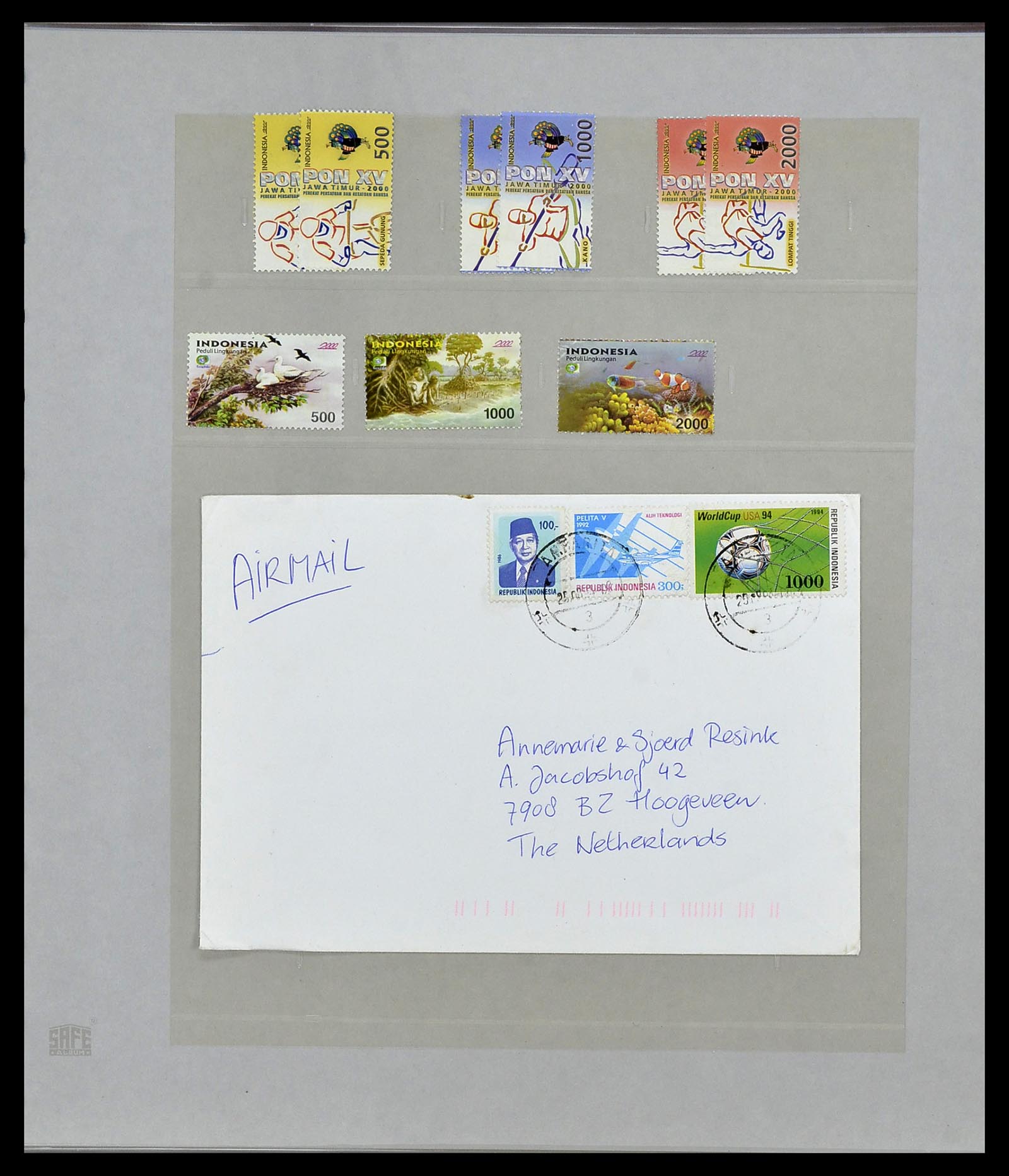 34538 145 - Postzegelverzameling 34538 Indonesië 1951-2005.