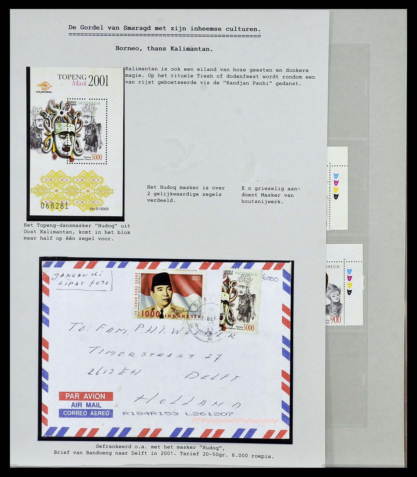 34538 151 - Postzegelverzameling 34538 Indonesië 1951-2005.