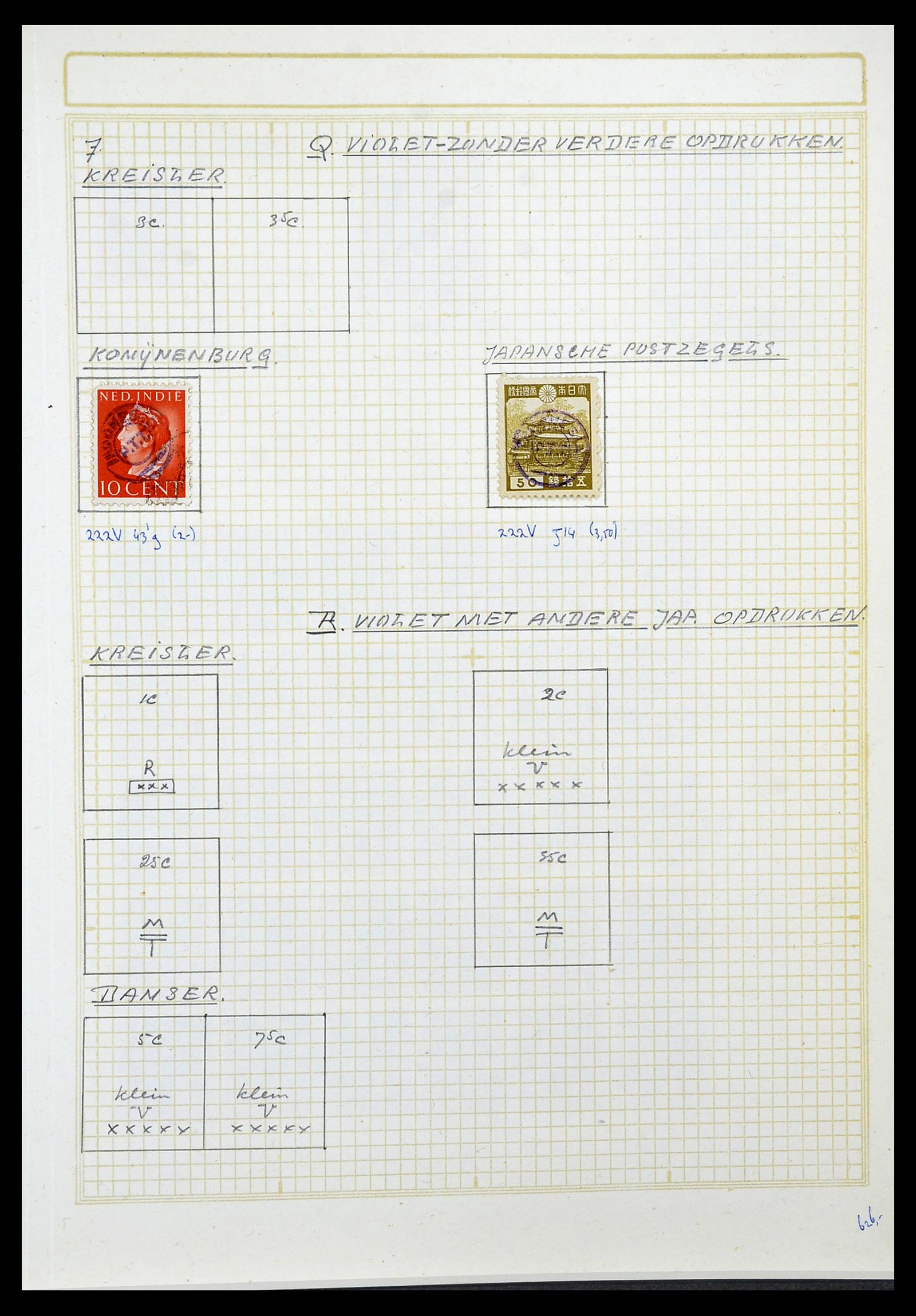 34545 115 - Stamp Collection 34545 Japanese Occupation of the Dutch East Indies and 