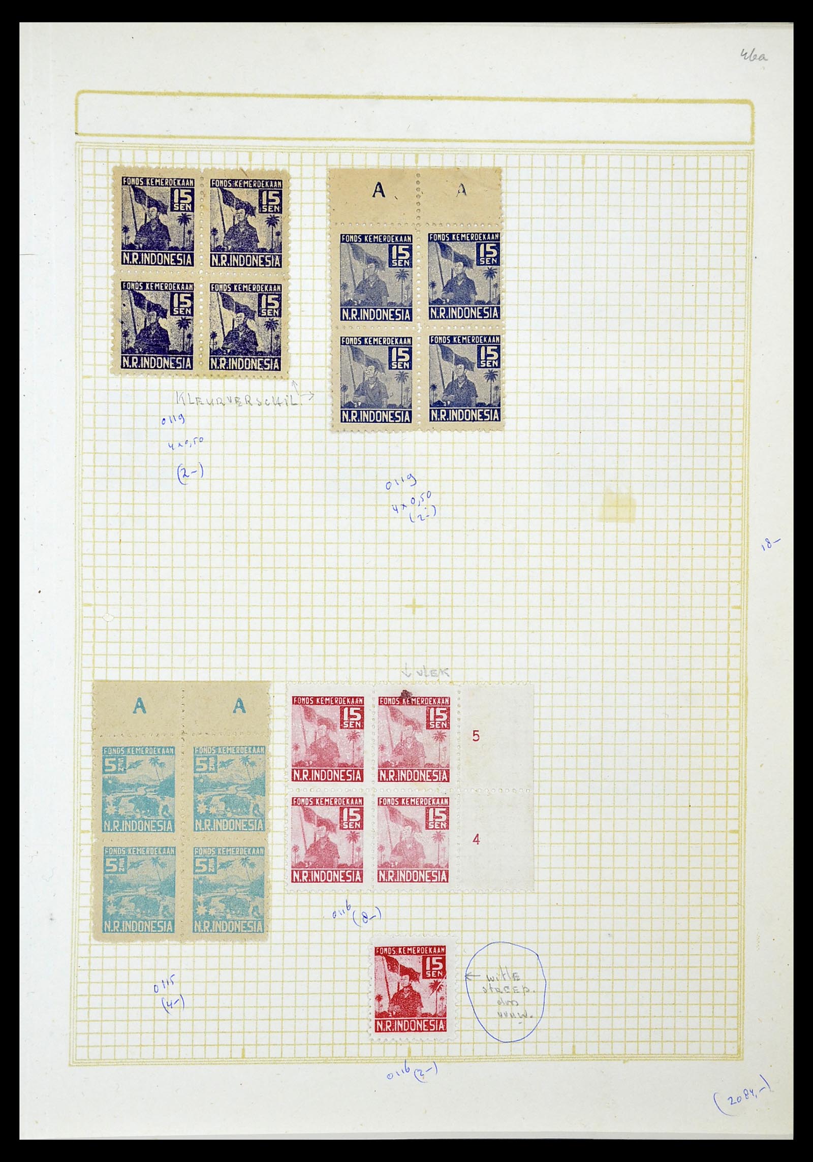 34545 132 - Stamp Collection 34545 Japanese Occupation of the Dutch East Indies and 