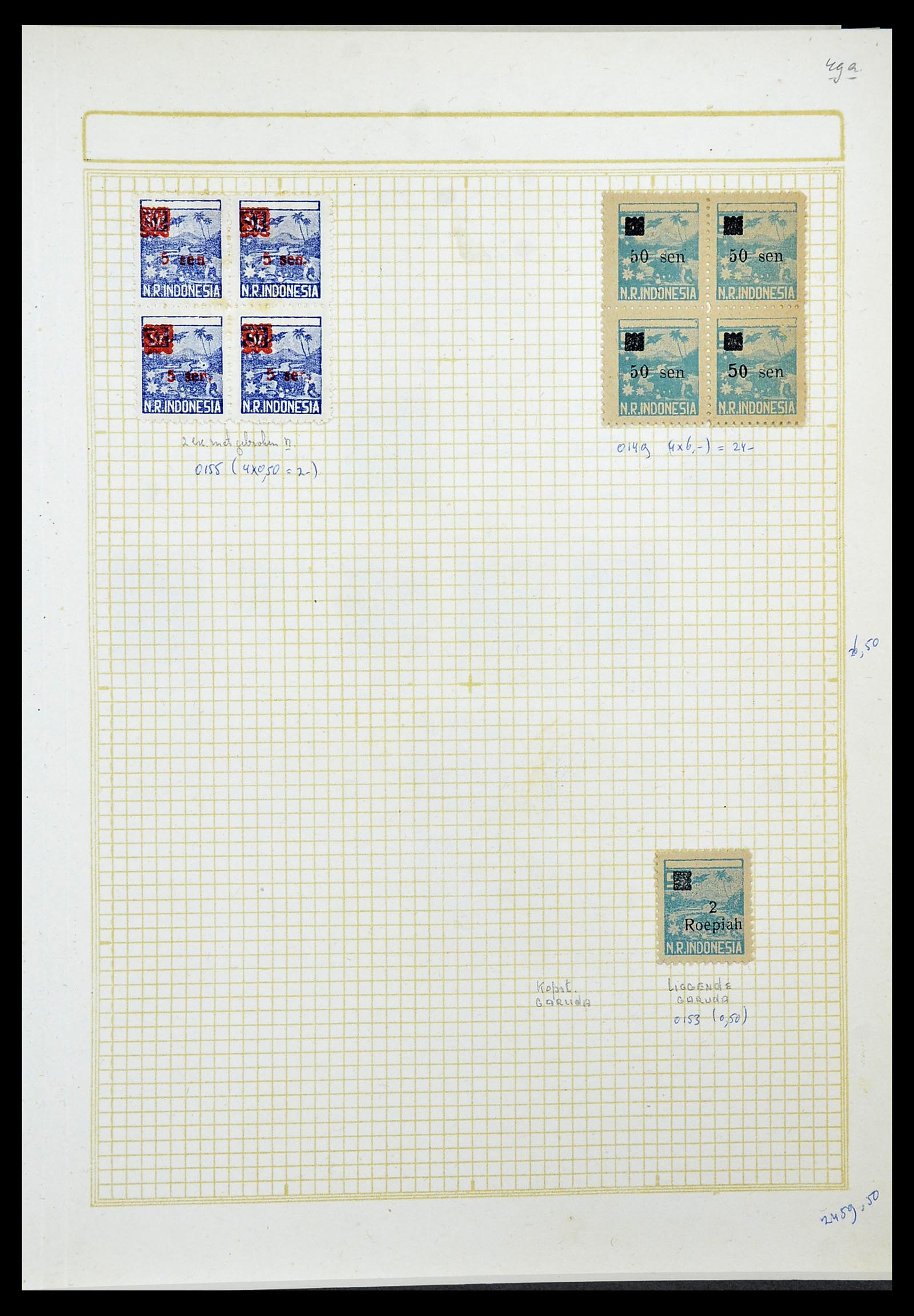 34545 137 - Stamp Collection 34545 Japanese Occupation of the Dutch East Indies and 