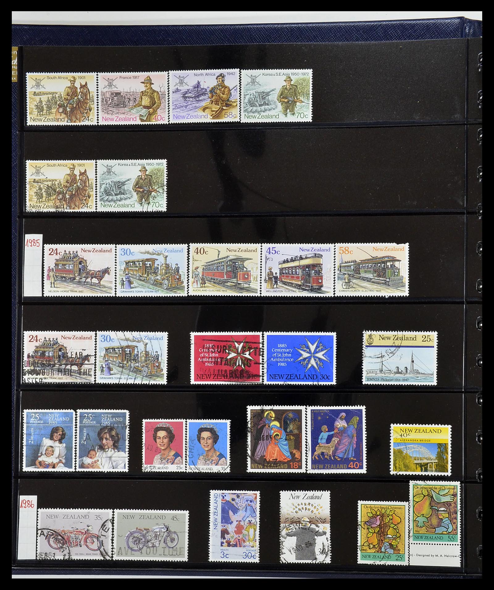 34560 274 - Postzegelverzameling 34560 Engelse gebieden in de stille Zuidzee 1840