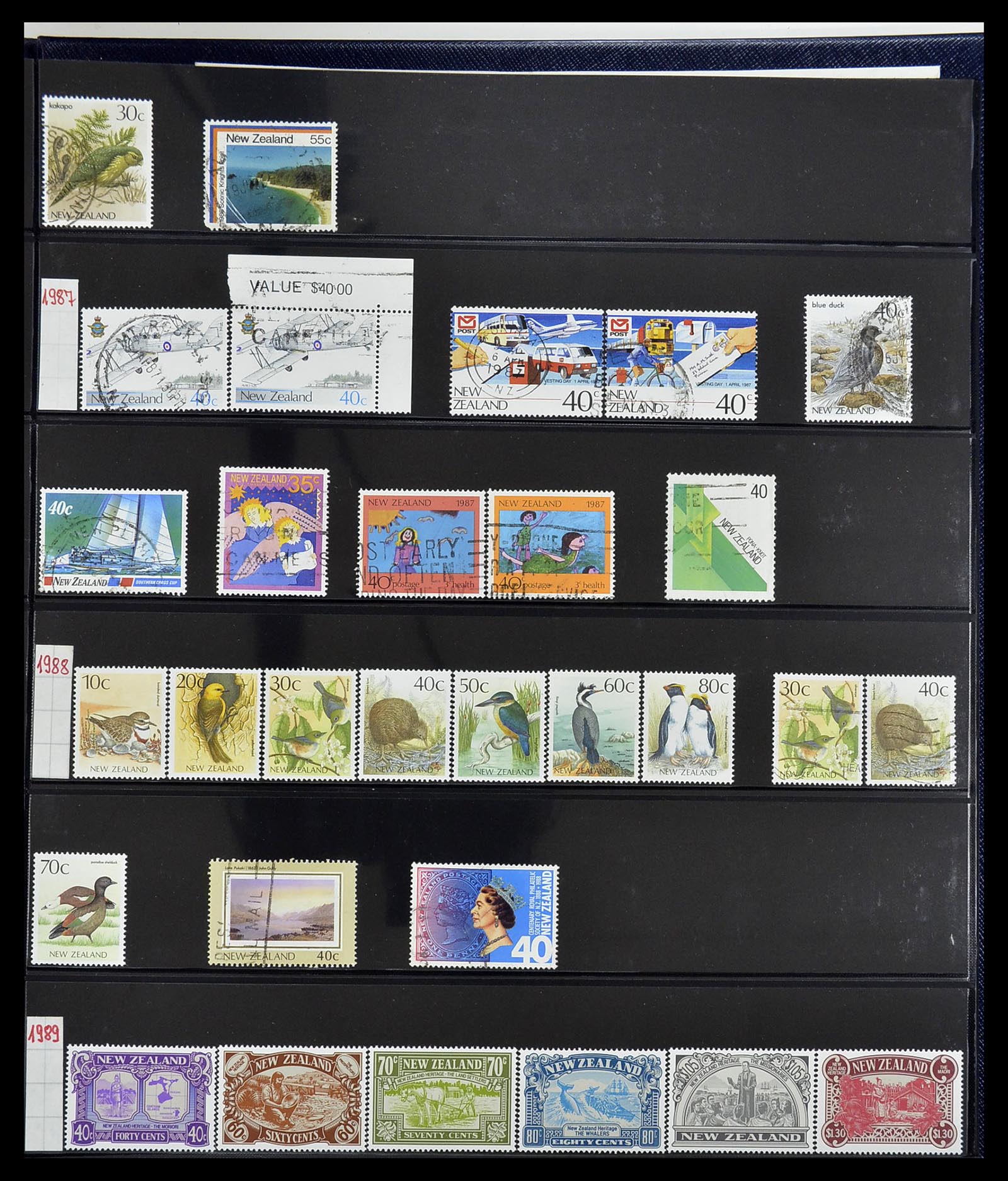 34560 275 - Postzegelverzameling 34560 Engelse gebieden in de stille Zuidzee 1840