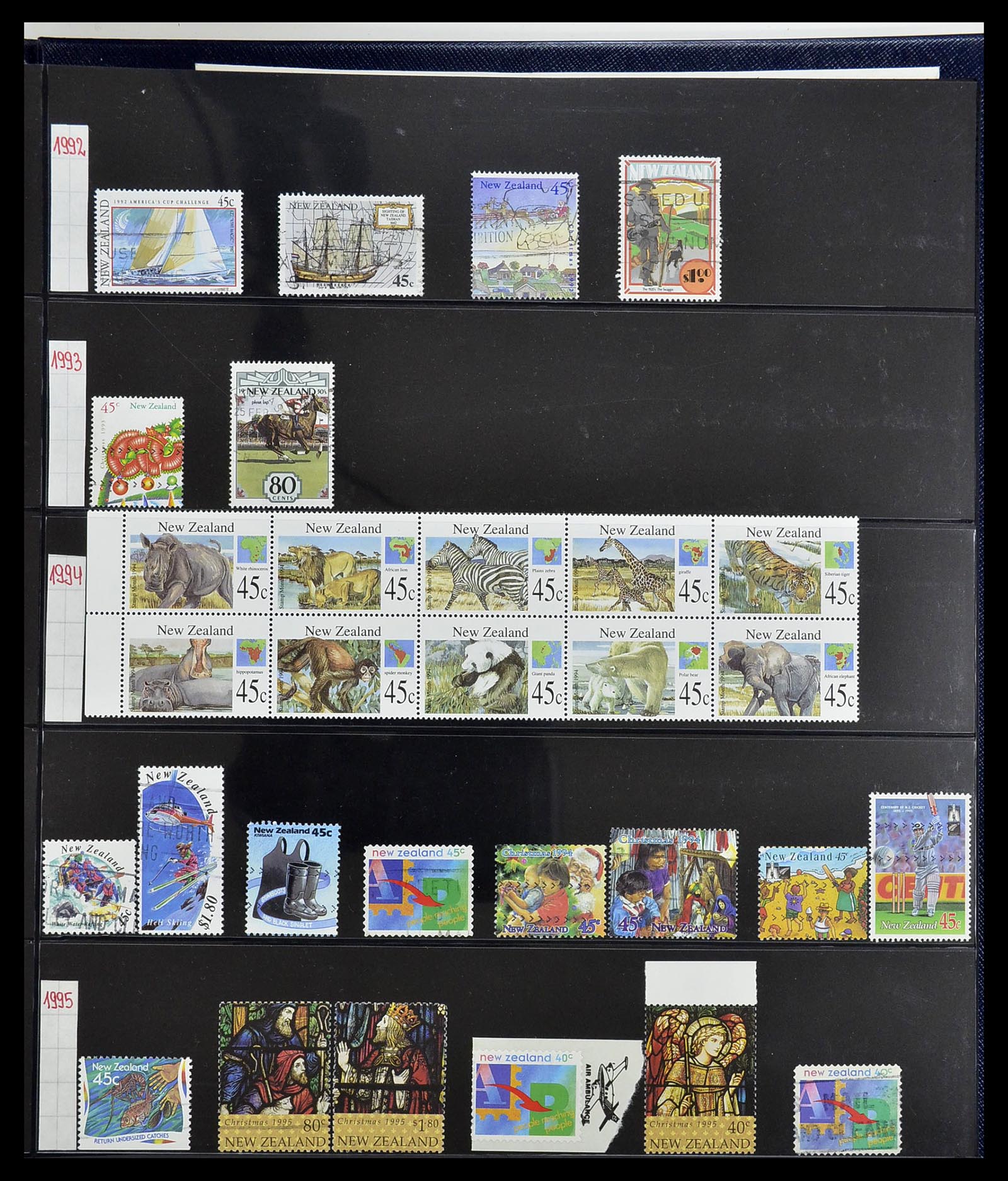 34560 276 - Postzegelverzameling 34560 Engelse gebieden in de stille Zuidzee 1840