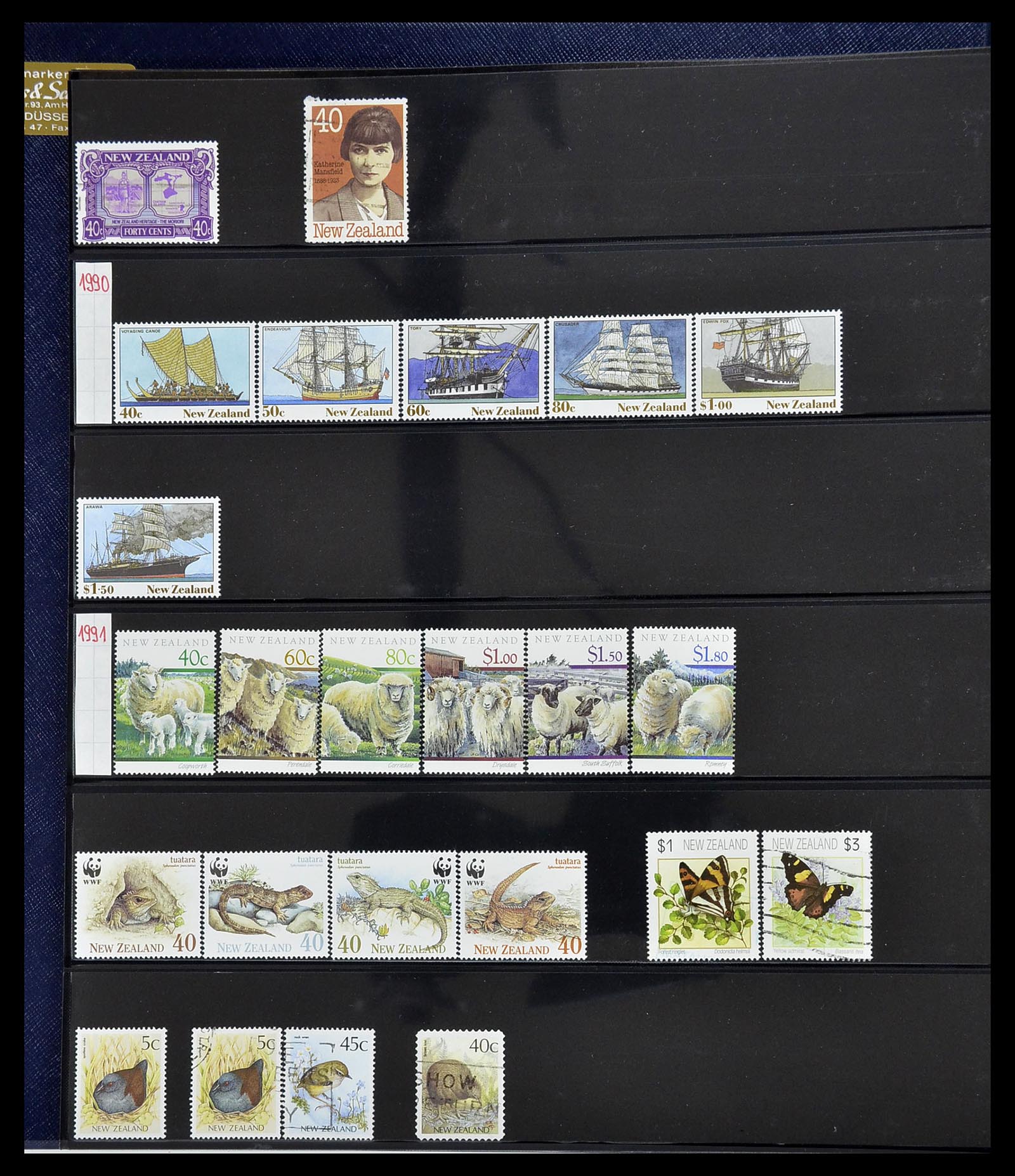 34560 277 - Postzegelverzameling 34560 Engelse gebieden in de stille Zuidzee 1840