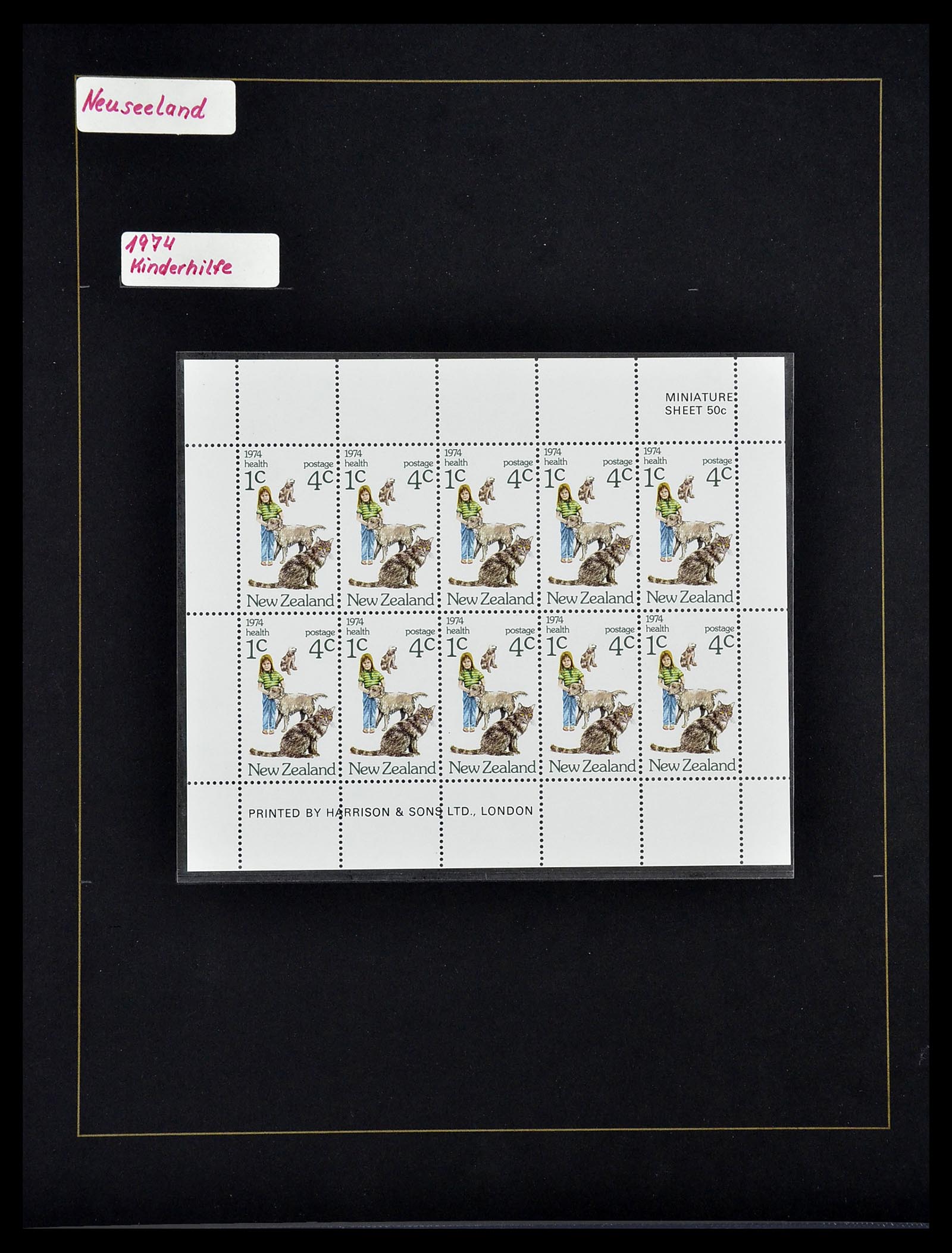34560 281 - Postzegelverzameling 34560 Engelse gebieden in de stille Zuidzee 1840
