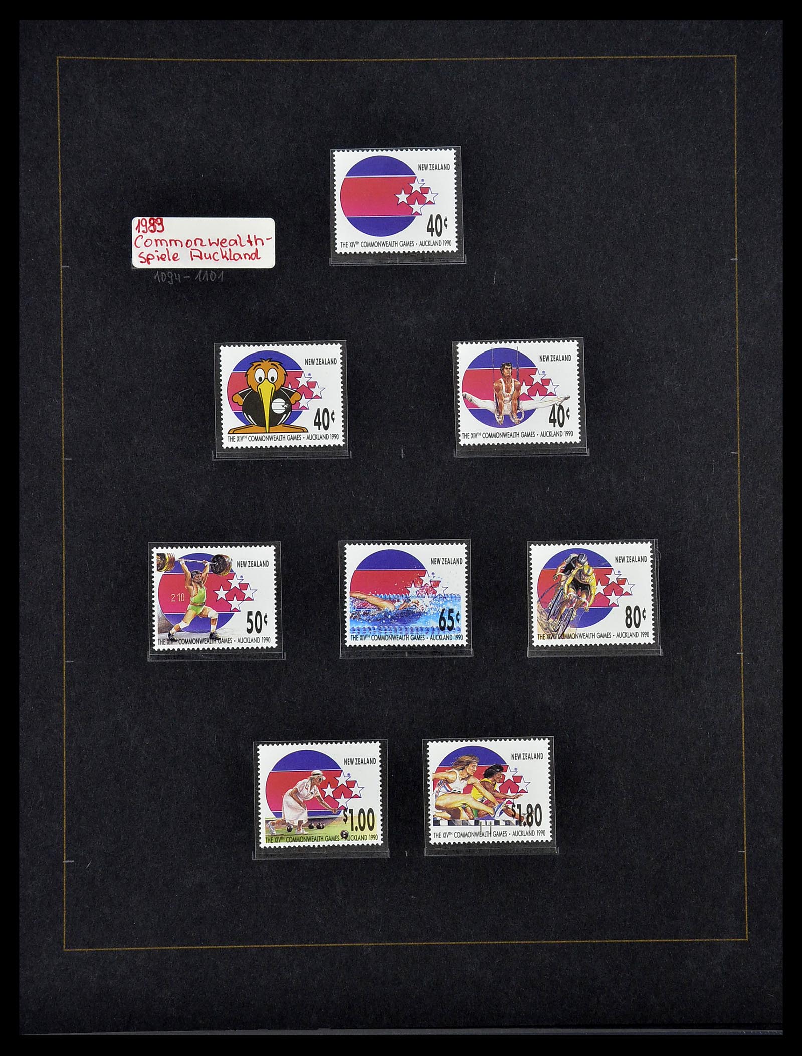 34560 286 - Postzegelverzameling 34560 Engelse gebieden in de stille Zuidzee 1840