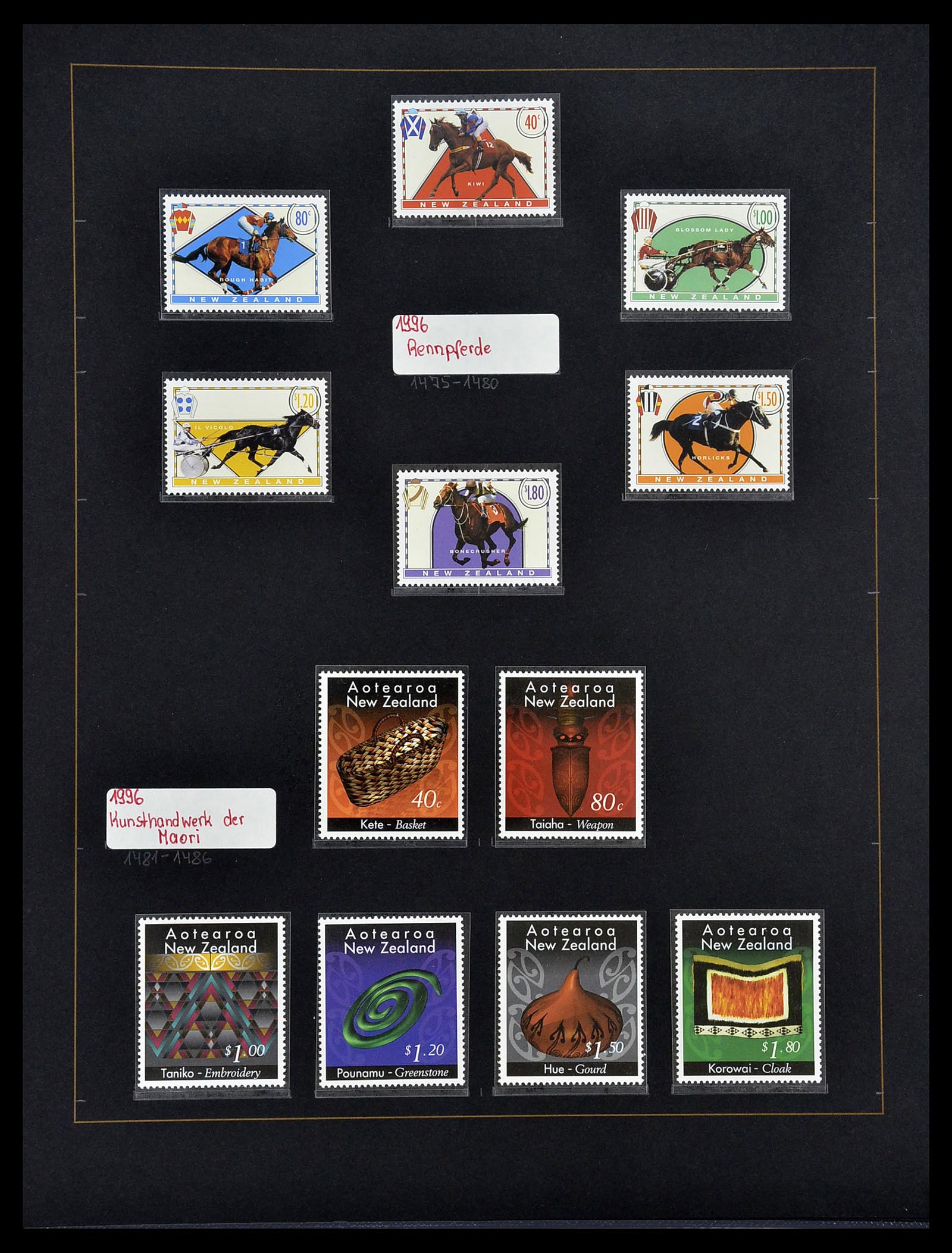 34560 290 - Postzegelverzameling 34560 Engelse gebieden in de stille Zuidzee 1840