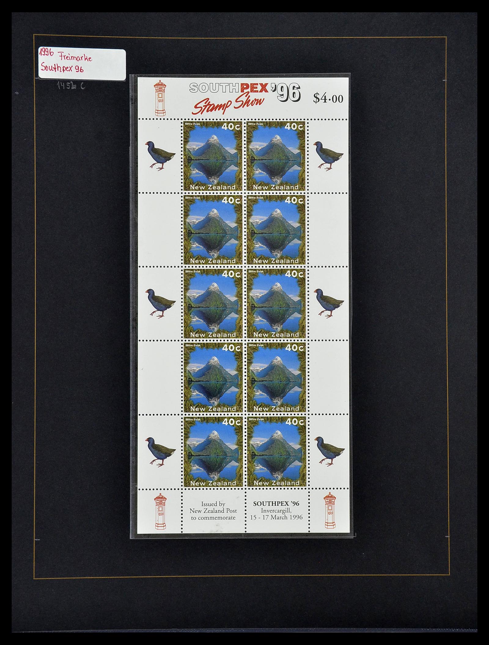 34560 291 - Postzegelverzameling 34560 Engelse gebieden in de stille Zuidzee 1840