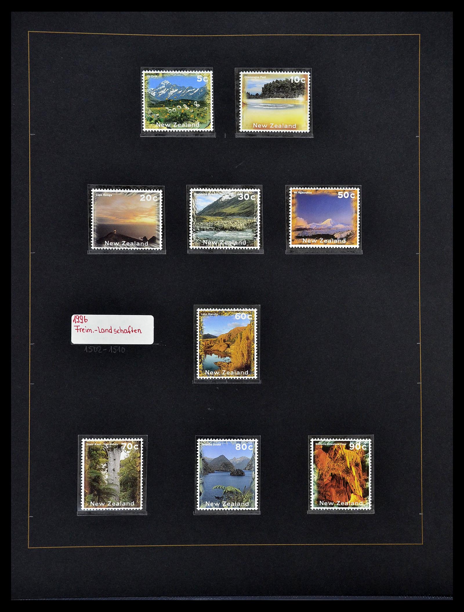34560 292 - Postzegelverzameling 34560 Engelse gebieden in de stille Zuidzee 1840