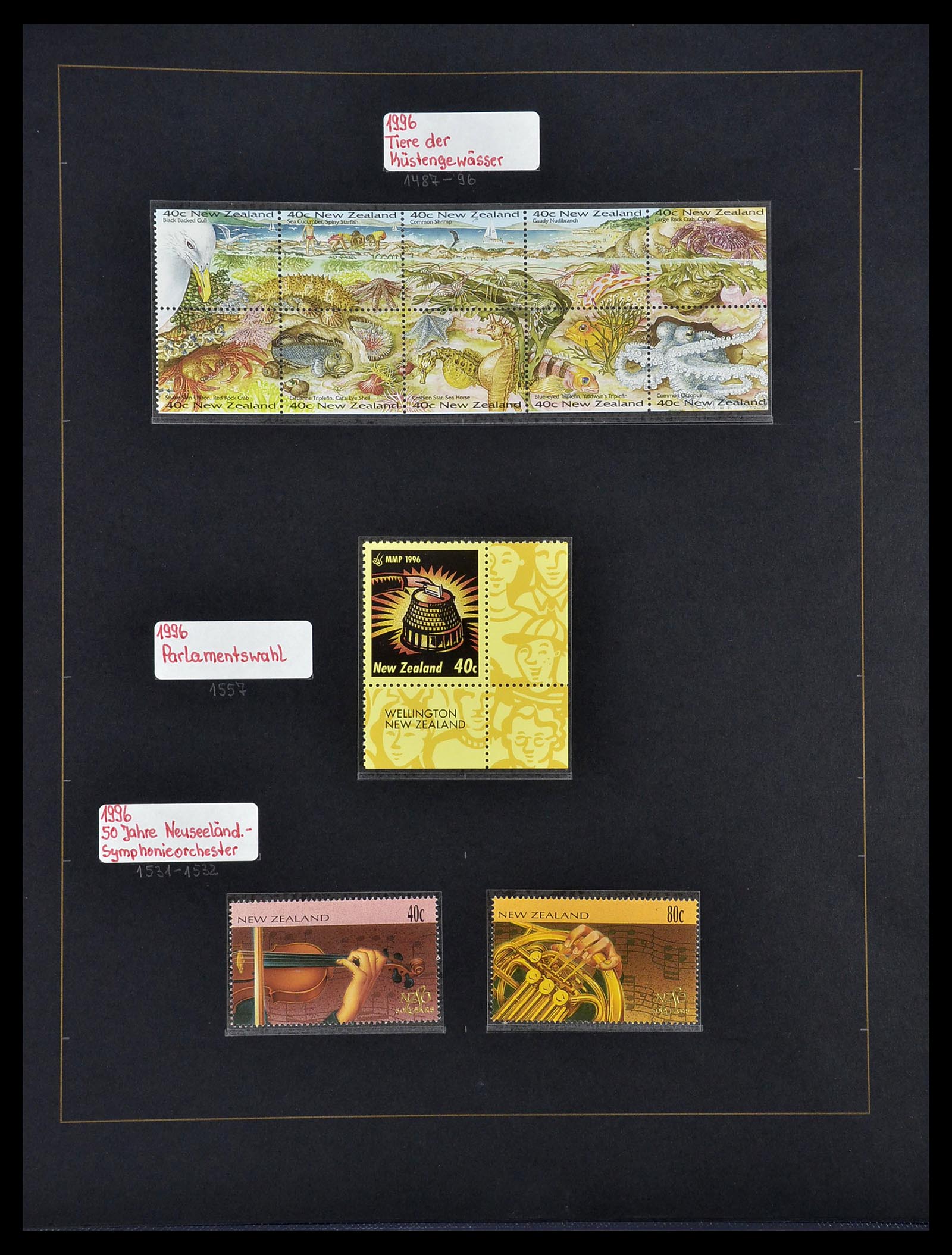 34560 294 - Postzegelverzameling 34560 Engelse gebieden in de stille Zuidzee 1840
