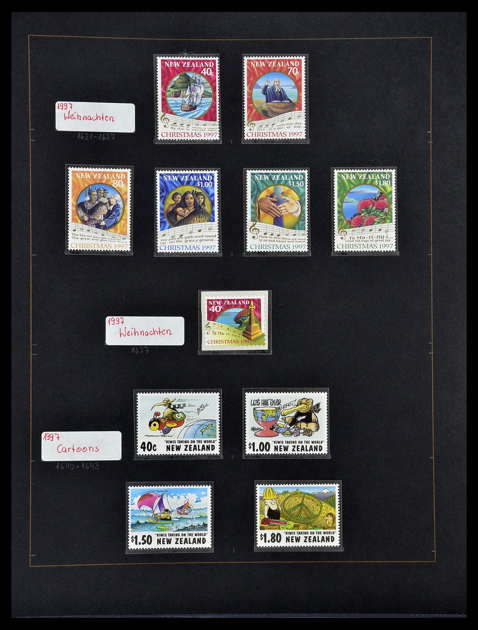 34560 298 - Postzegelverzameling 34560 Engelse gebieden in de stille Zuidzee 1840