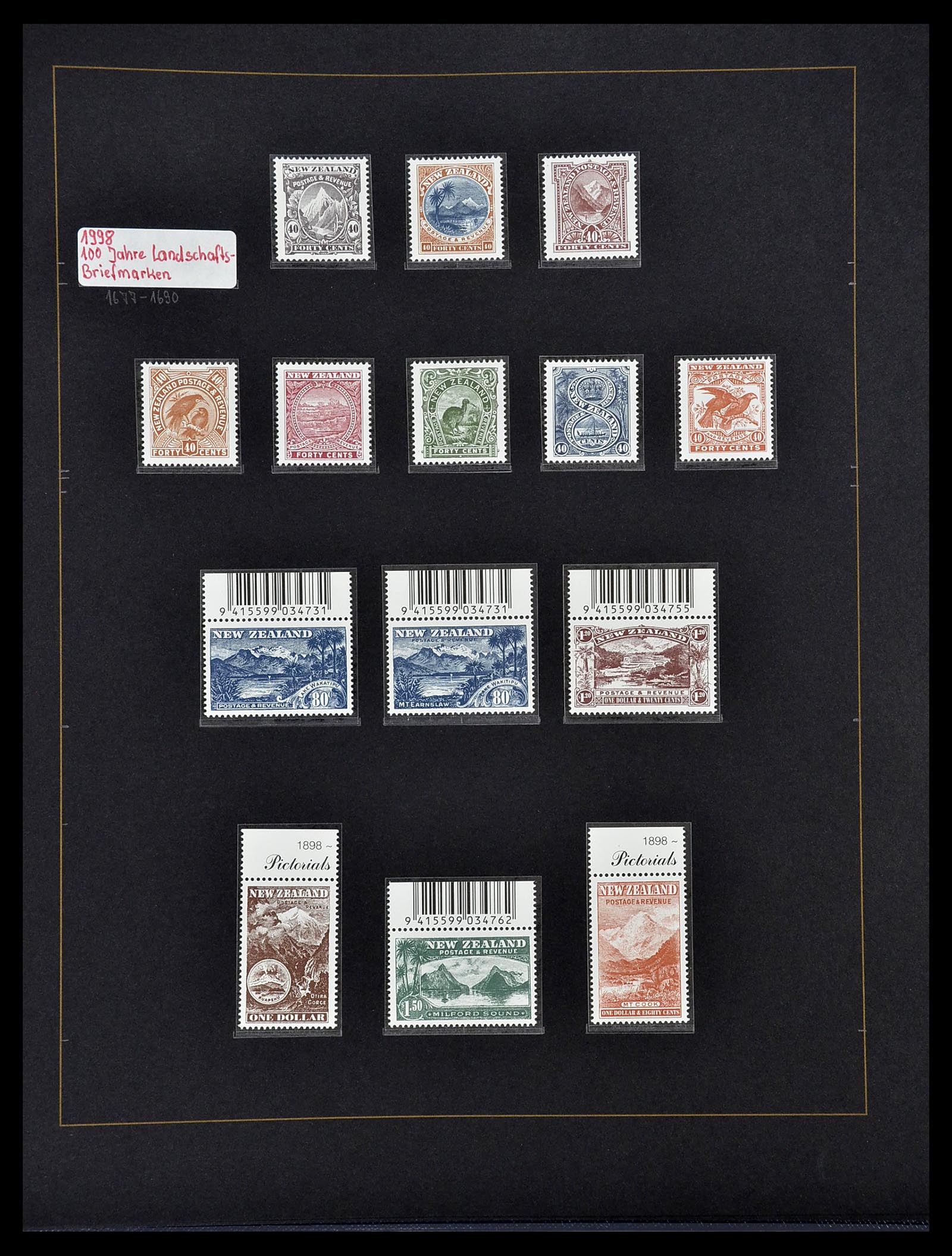 34560 300 - Postzegelverzameling 34560 Engelse gebieden in de stille Zuidzee 1840