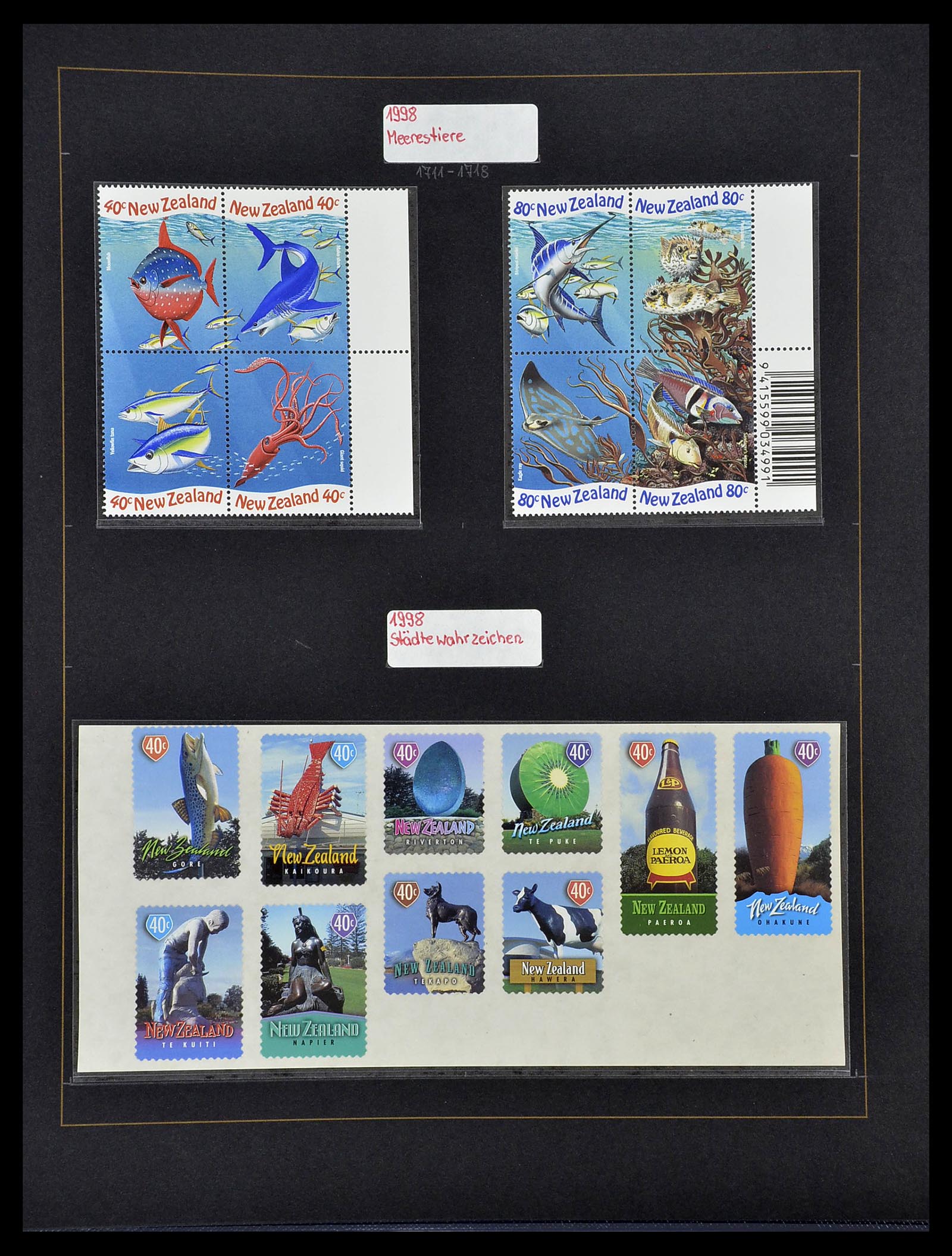 34560 301 - Postzegelverzameling 34560 Engelse gebieden in de stille Zuidzee 1840