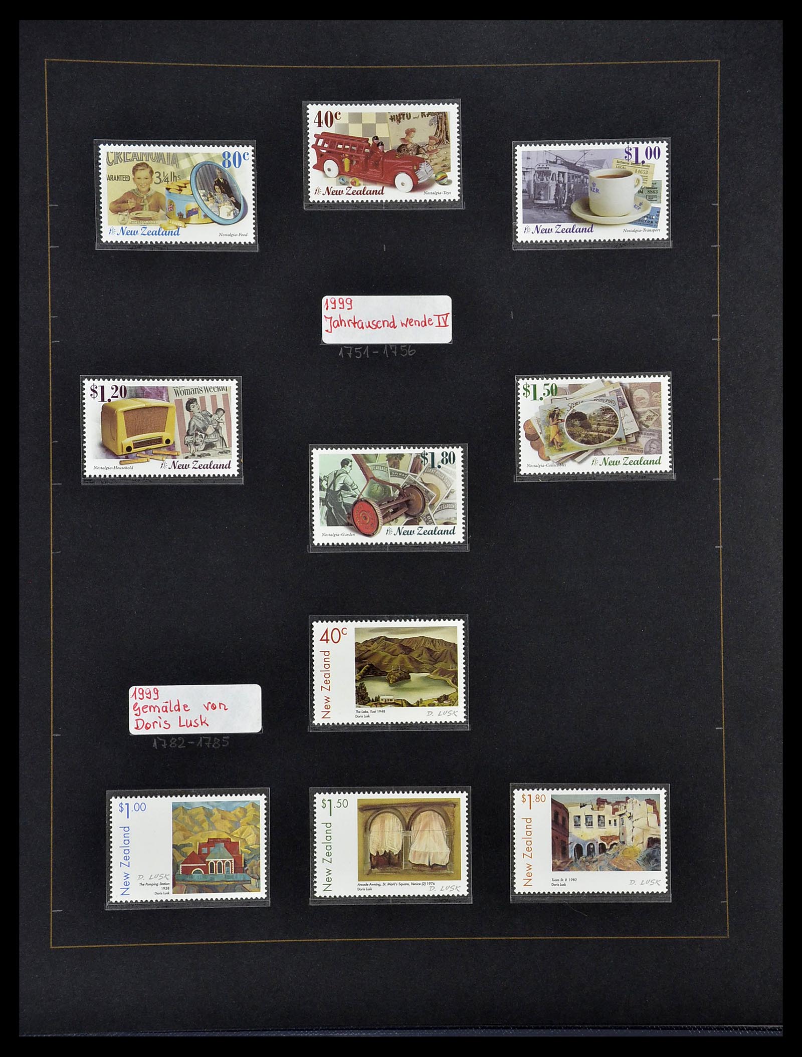 34560 303 - Postzegelverzameling 34560 Engelse gebieden in de stille Zuidzee 1840