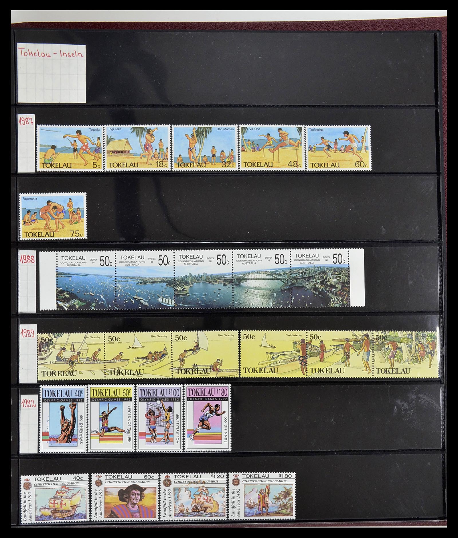 34560 311 - Postzegelverzameling 34560 Engelse gebieden in de stille Zuidzee 1840