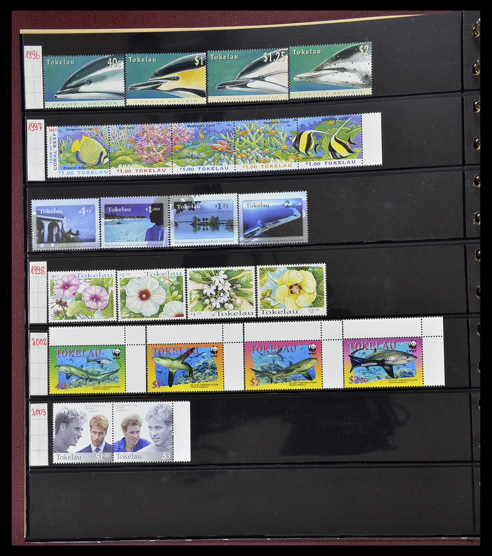 34560 312 - Postzegelverzameling 34560 Engelse gebieden in de stille Zuidzee 1840