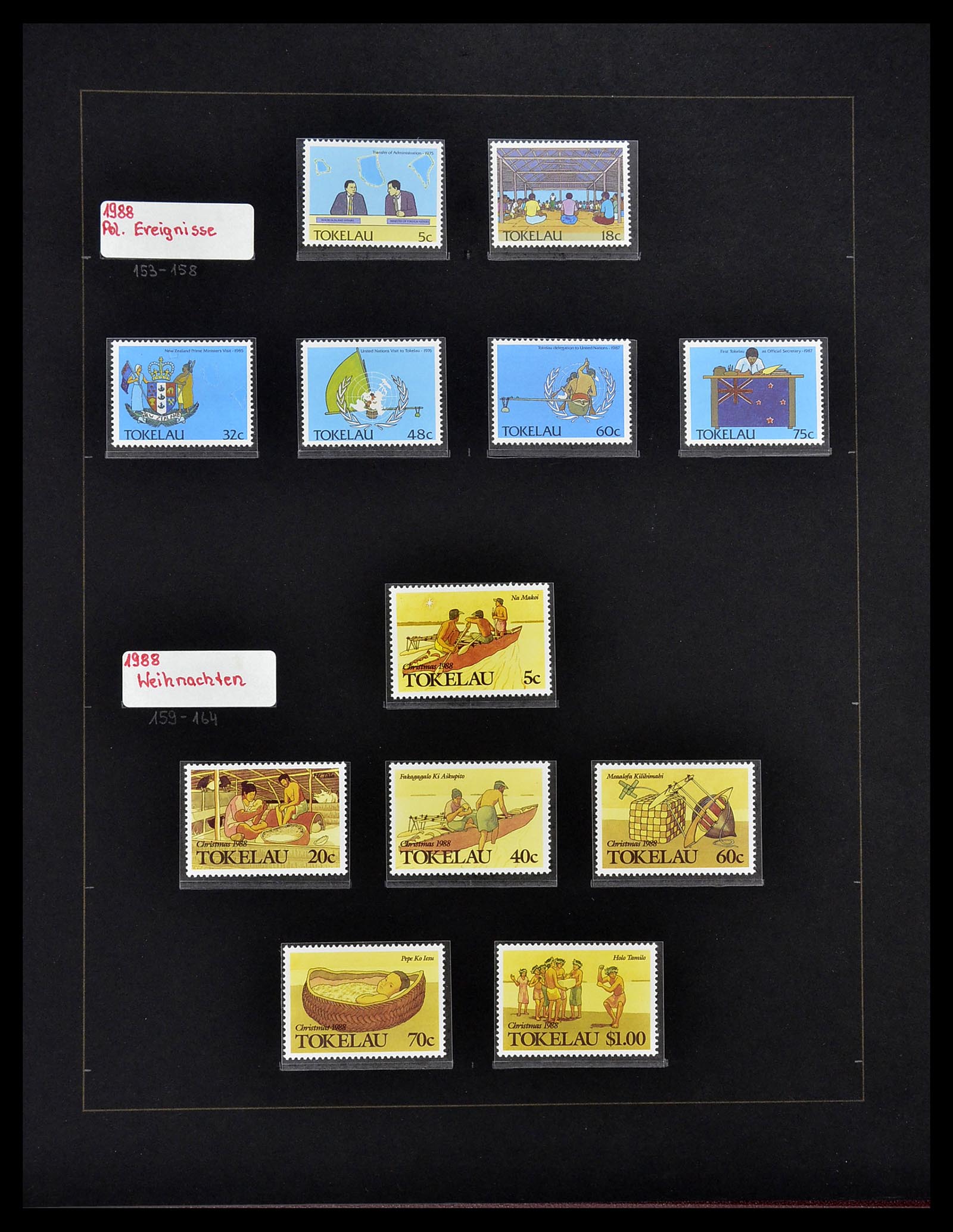 34560 313 - Postzegelverzameling 34560 Engelse gebieden in de stille Zuidzee 1840