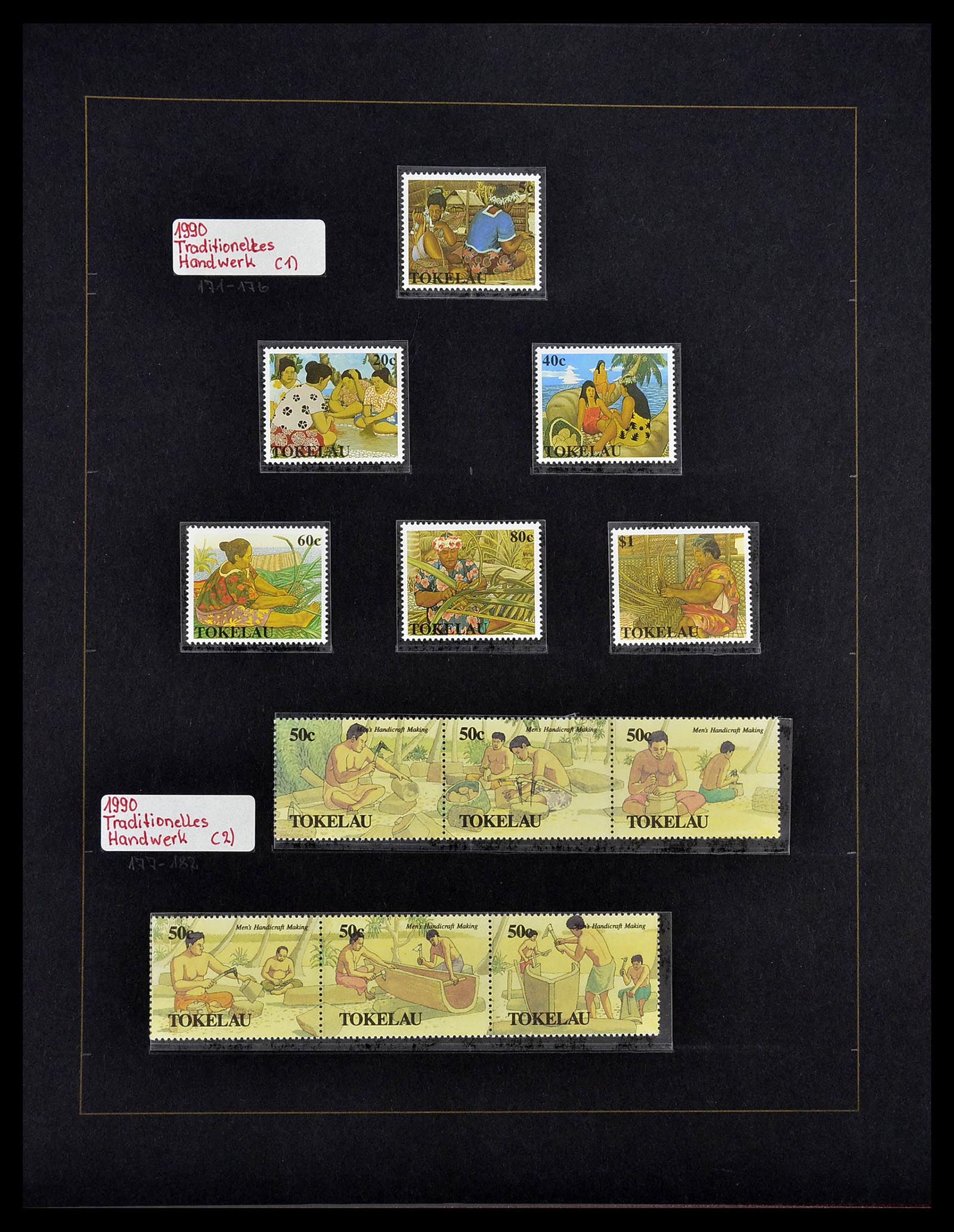 34560 314 - Postzegelverzameling 34560 Engelse gebieden in de stille Zuidzee 1840