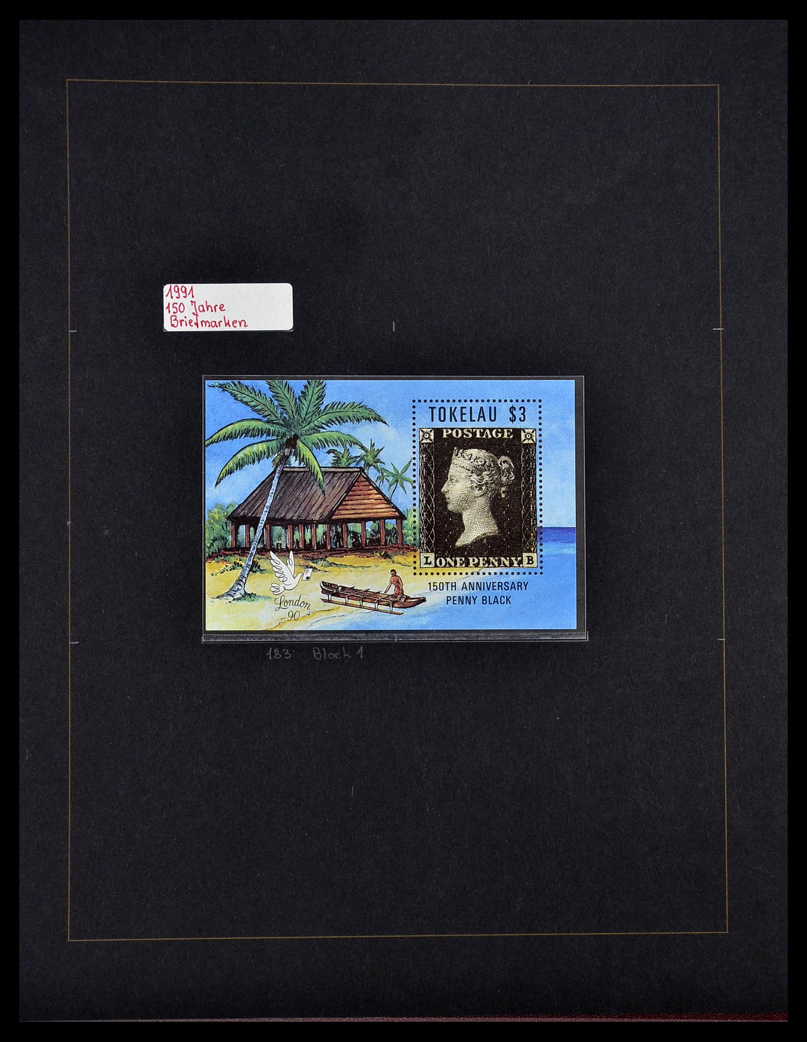 34560 315 - Postzegelverzameling 34560 Engelse gebieden in de stille Zuidzee 1840