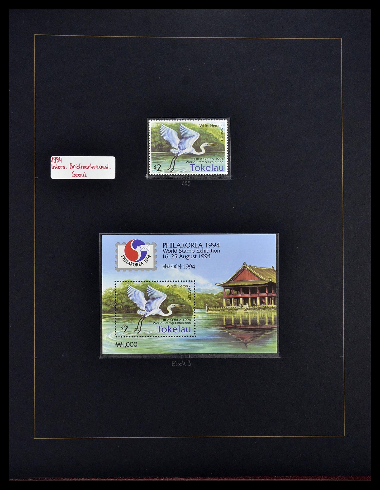 34560 317 - Postzegelverzameling 34560 Engelse gebieden in de stille Zuidzee 1840