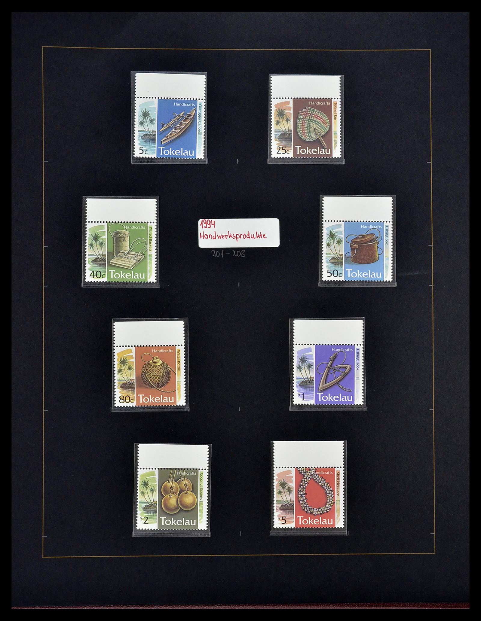 34560 318 - Postzegelverzameling 34560 Engelse gebieden in de stille Zuidzee 1840