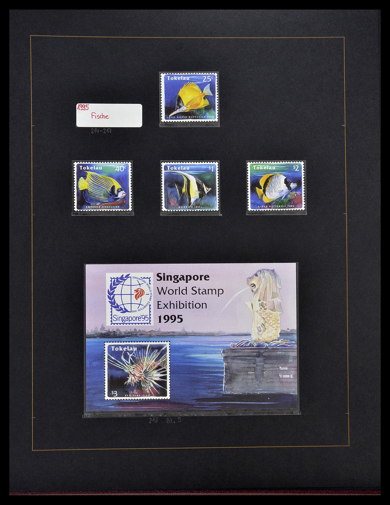 34560 322 - Postzegelverzameling 34560 Engelse gebieden in de stille Zuidzee 1840