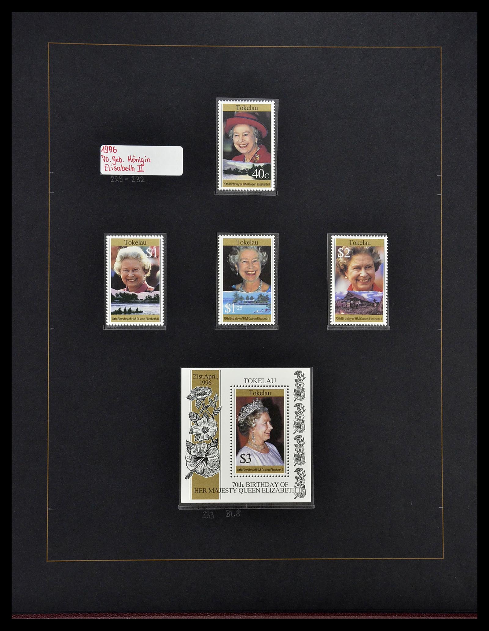 34560 327 - Postzegelverzameling 34560 Engelse gebieden in de stille Zuidzee 1840