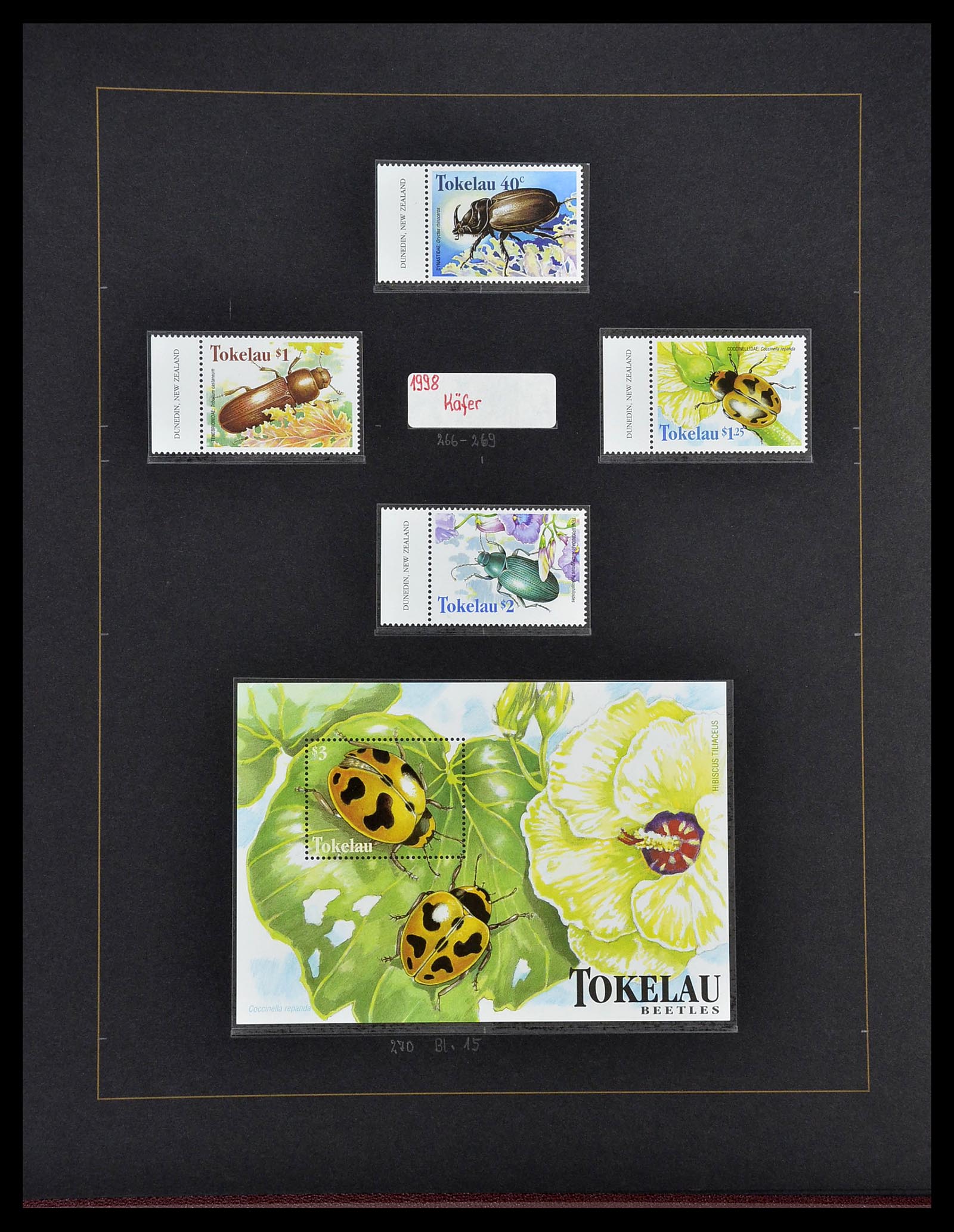 34560 335 - Postzegelverzameling 34560 Engelse gebieden in de stille Zuidzee 1840