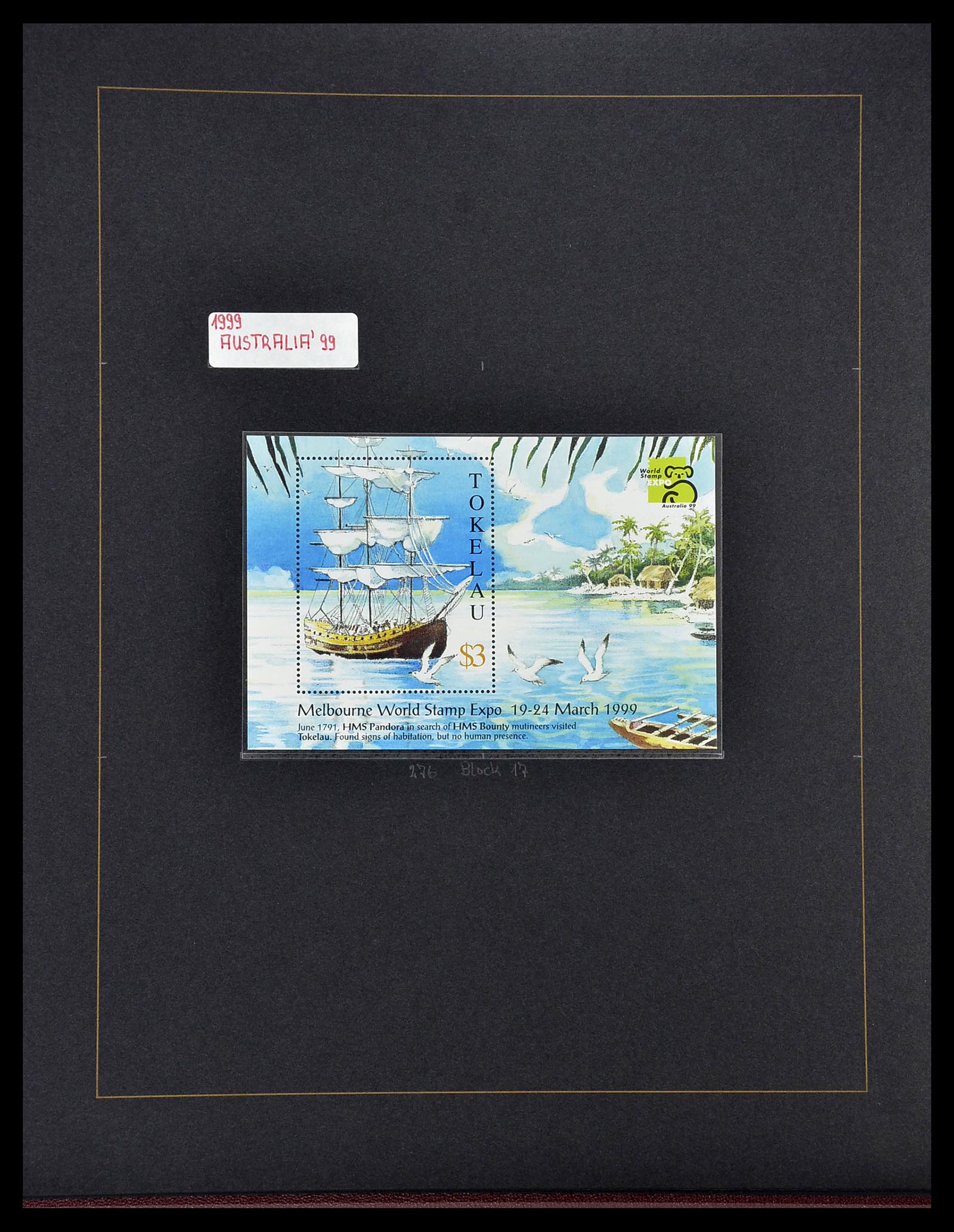 34560 337 - Postzegelverzameling 34560 Engelse gebieden in de stille Zuidzee 1840