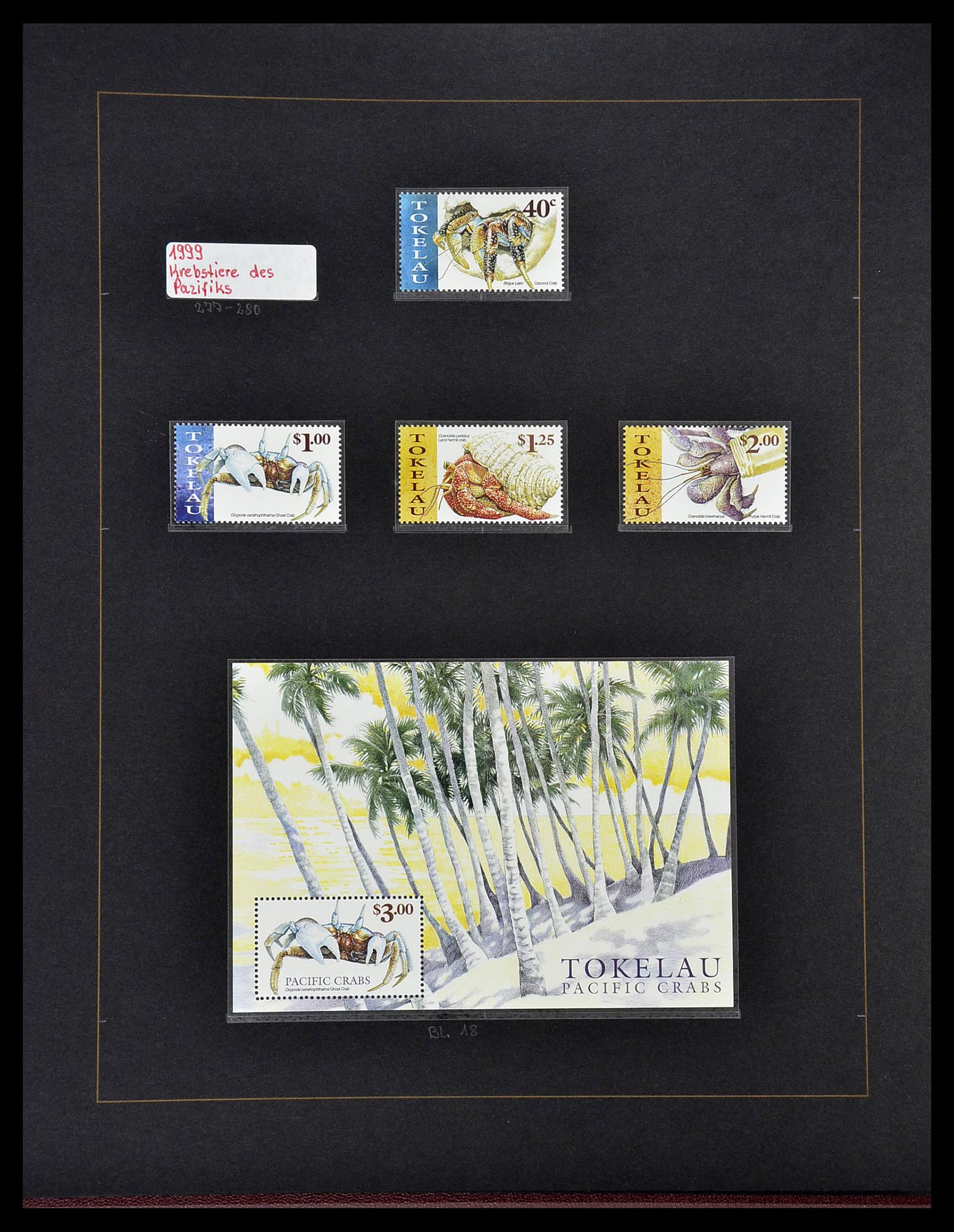 34560 338 - Postzegelverzameling 34560 Engelse gebieden in de stille Zuidzee 1840