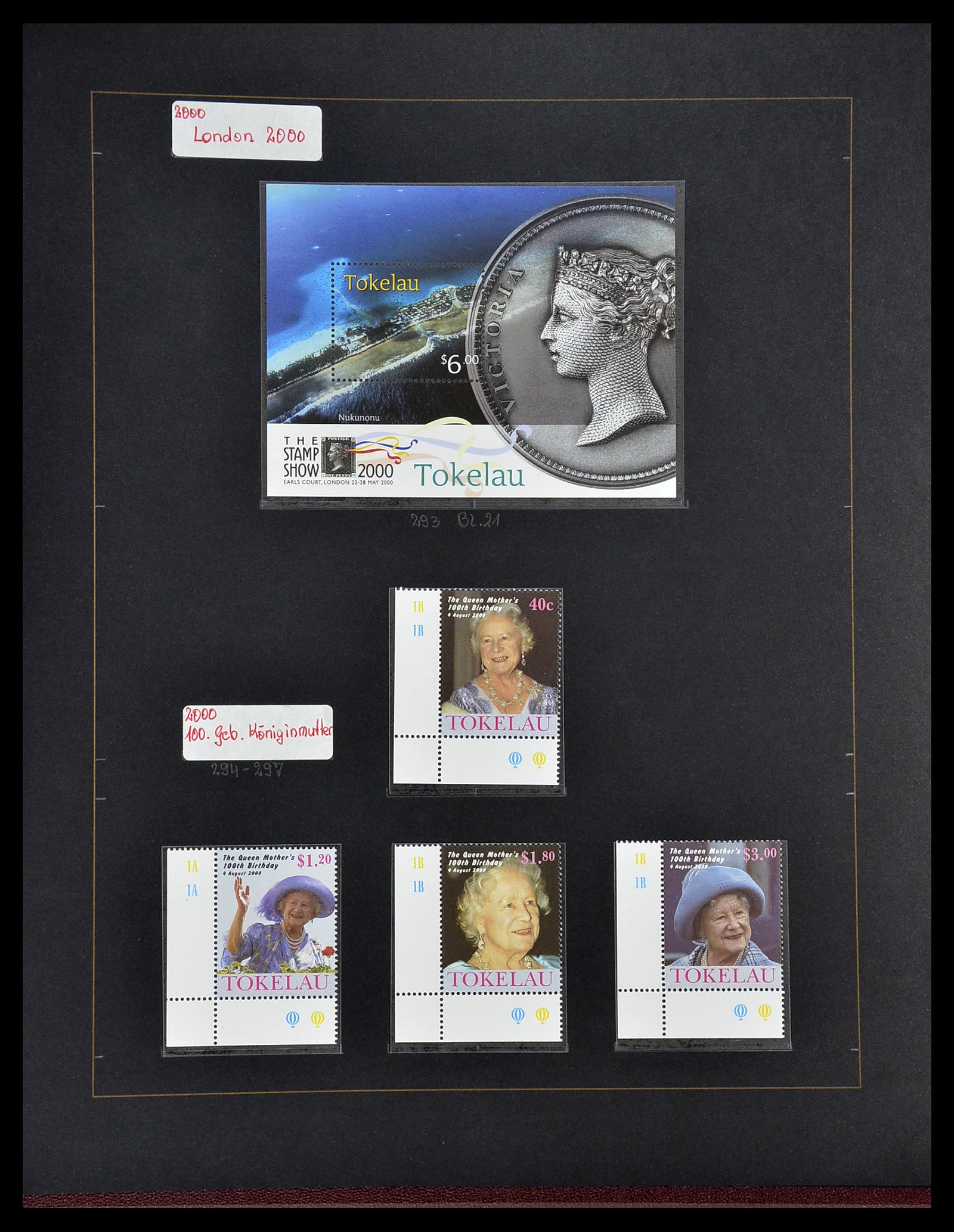 34560 342 - Postzegelverzameling 34560 Engelse gebieden in de stille Zuidzee 1840