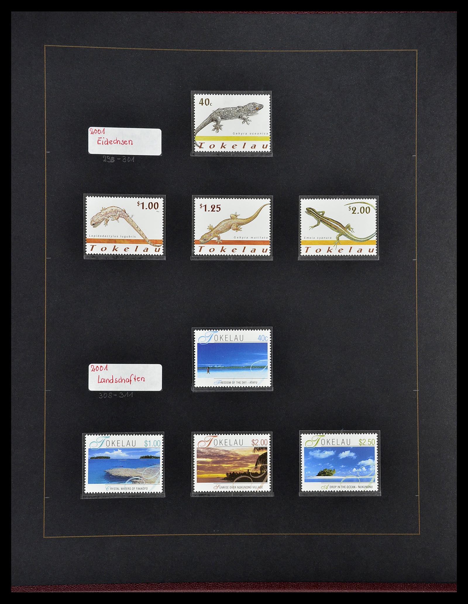 34560 345 - Postzegelverzameling 34560 Engelse gebieden in de stille Zuidzee 1840